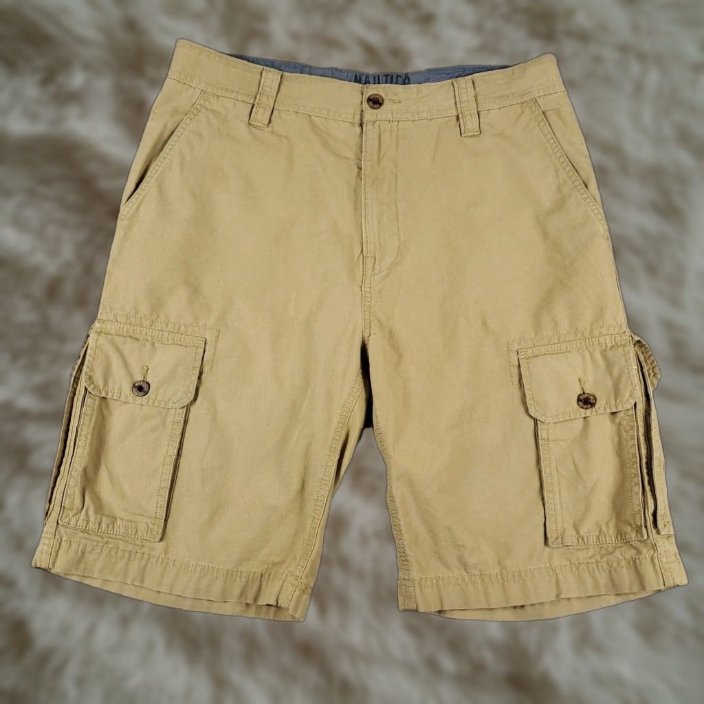 Nautica VINTAGE Nautica Cargo Shorts Mens Size 32 Beige Casual Outdoor Summer 90s Mens Size US 32 / EU 48 - 1 Thumbnail