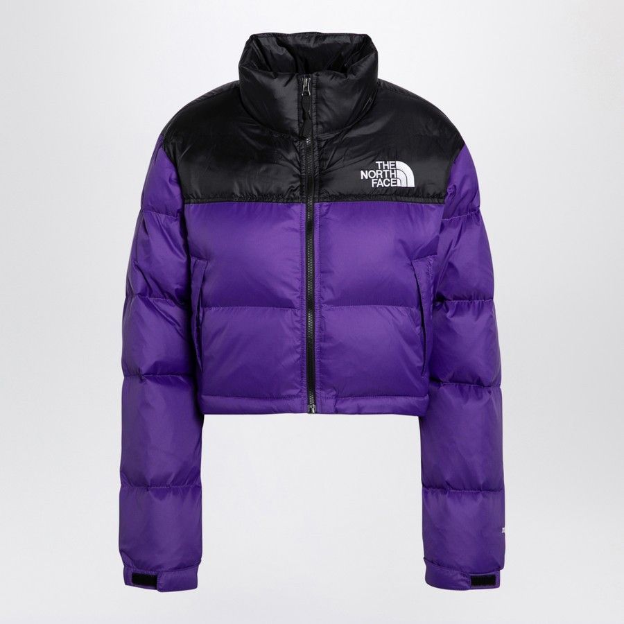 The North Face o1d2blof1024 Down Jacket in Black & Purple Size XS / US 0-2 / IT 36-38 - 1 Thumbnail