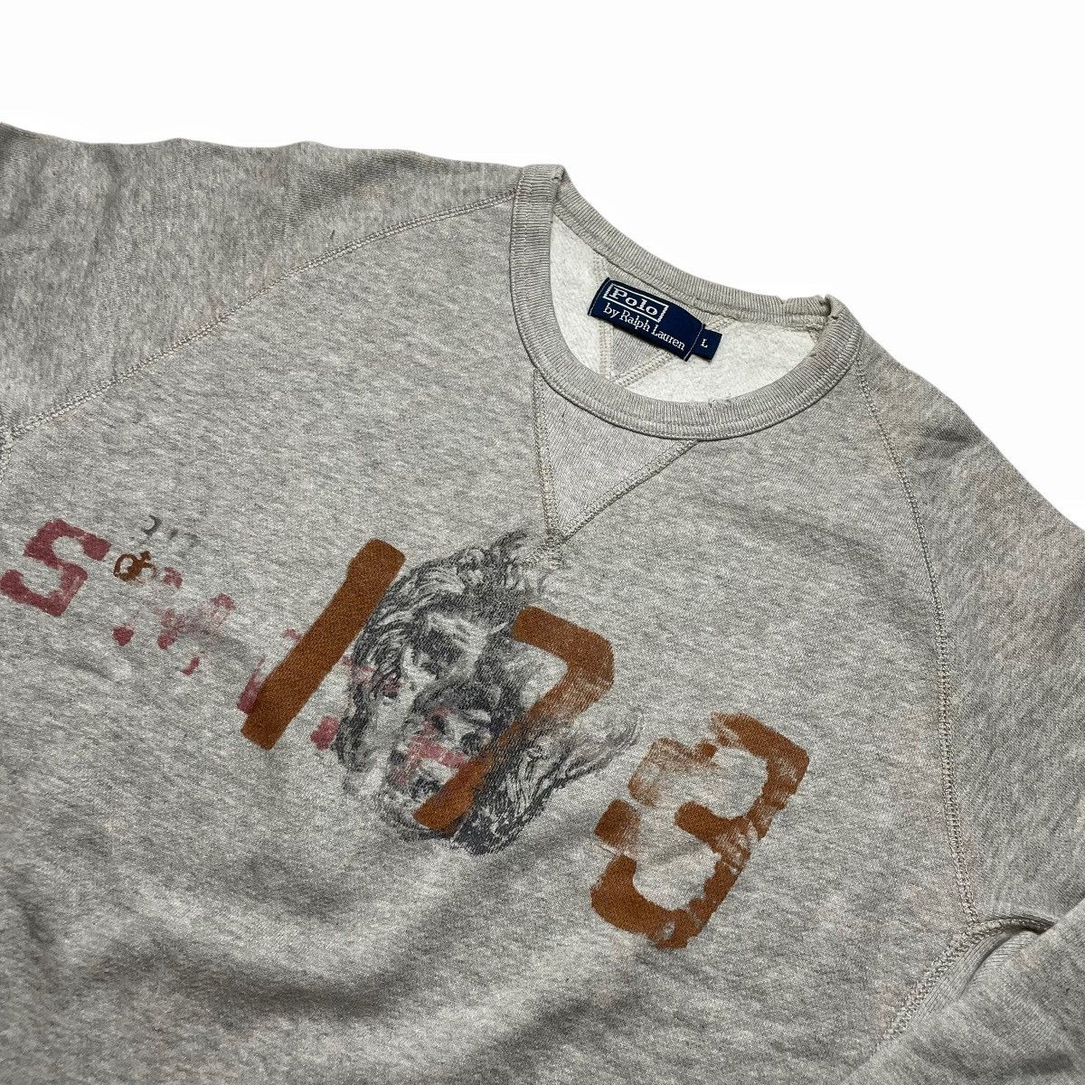 Polo Ralph Lauren Vintage Polo Ralph Lauren Heavyweight Double V Sweathsirt Size US L / EU 52-54 / 3 - 4 Thumbnail