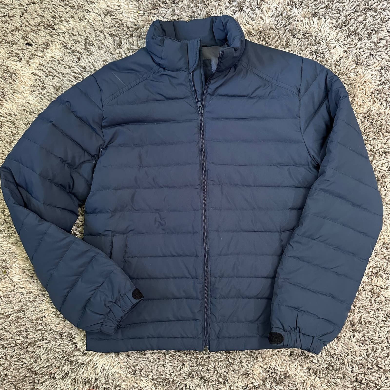 J.Crew J Crew Men's Navy Blue Quilted Down Puffer Jacket Coat S Size US S / EU 44-46 / 1 - 1 Thumbnail