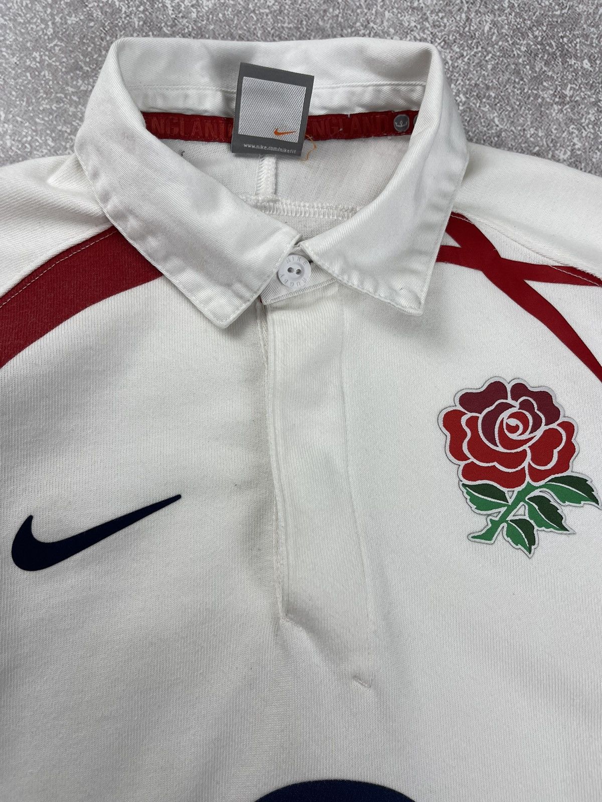 Nike Vintage Nike England Rugby Longsleeve Jersey Size S Size US S / EU 44-46 / 1 - 8 Thumbnail
