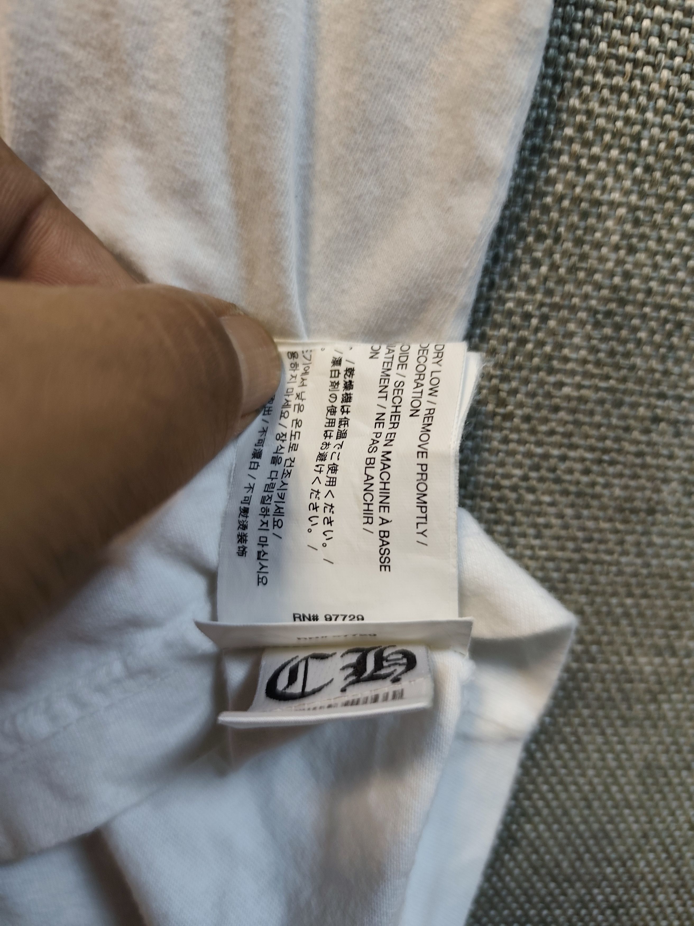 Chrome Hearts Chrome Hearts Horseshoe Logo Pocket Tee Size US S / EU 44-46 / 1 - 15 Thumbnail