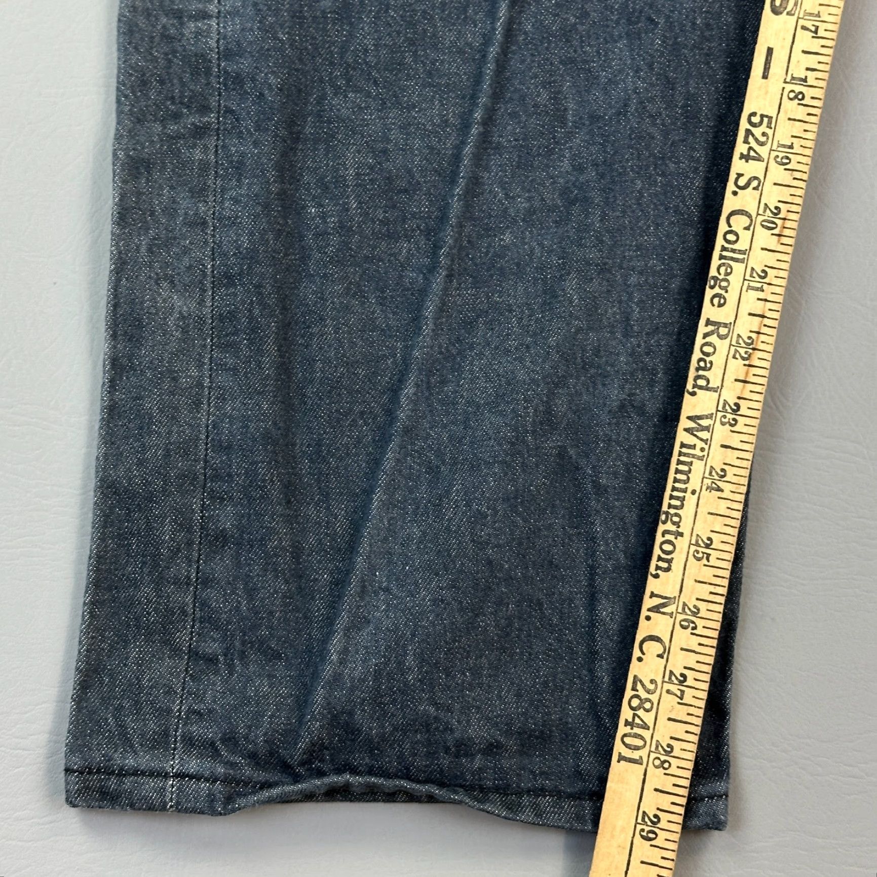Levi's VINTAGE Levi's 501 Jeans Mens 44x30 Dark Wash Straight Fit Button Fly Casual Y2K Mens Denim Blue 80s Retro USA Jeans Size US 44 / EU 60 - 3 Thumbnail