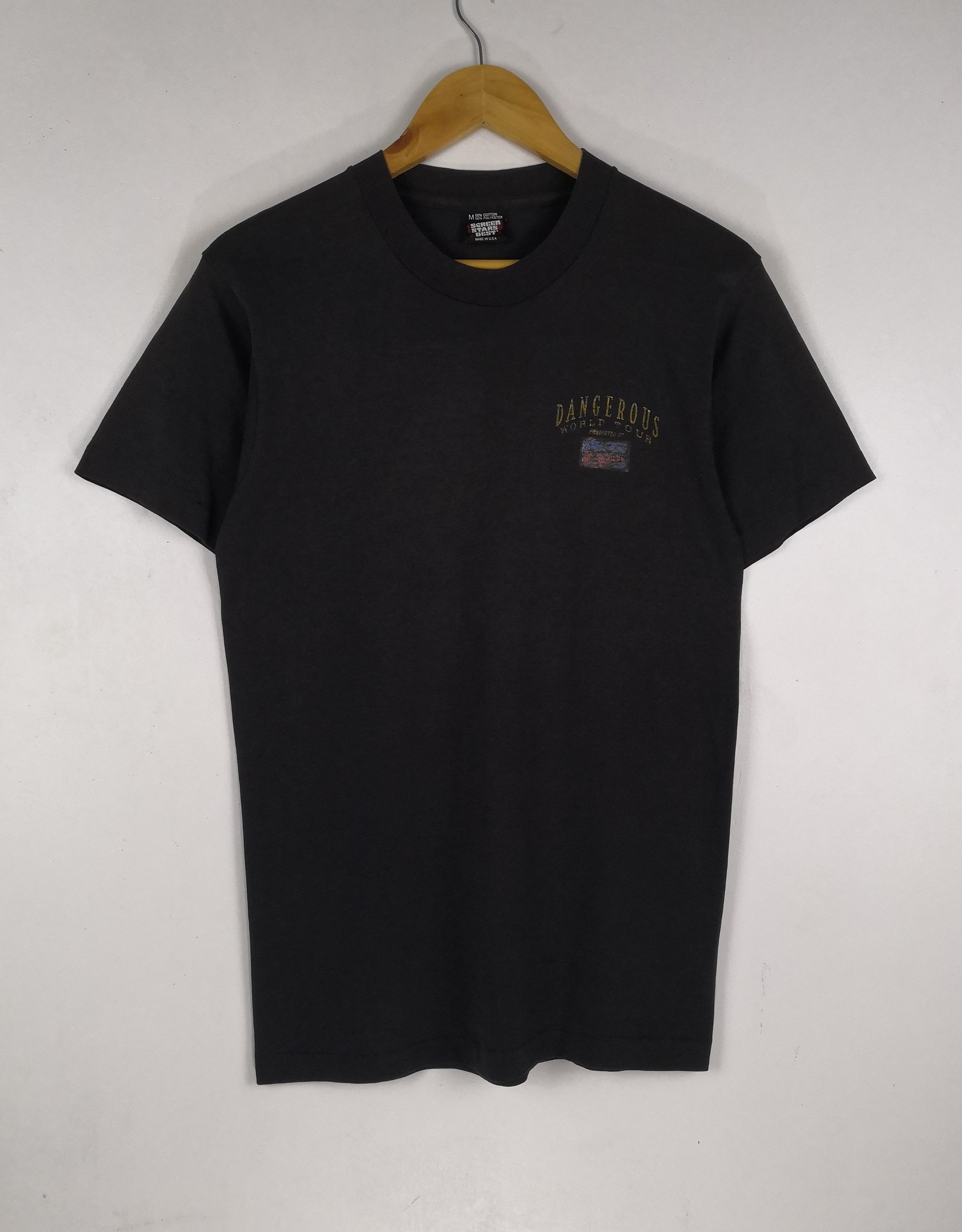 Band Tees Vintage Michael Jackson T-Shirt Dangerous World Tour Pepsi Size US S / EU 44-46 / 1 - 2 Thumbnail