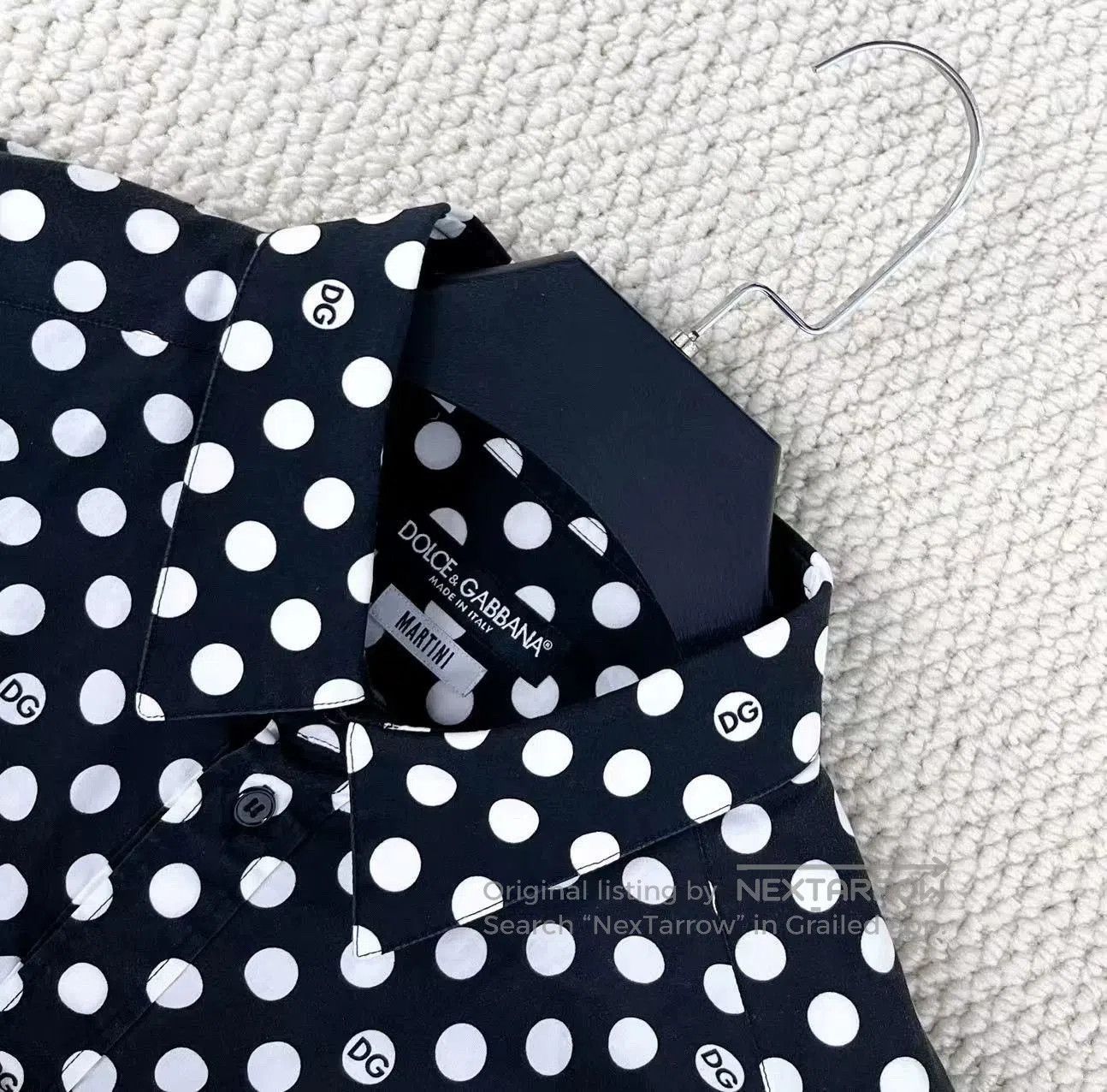 Dolce & Gabbana dolce&gabbana polka dot logo shirt jacket. Size US L / EU 52-54 / 3 - 3 Thumbnail