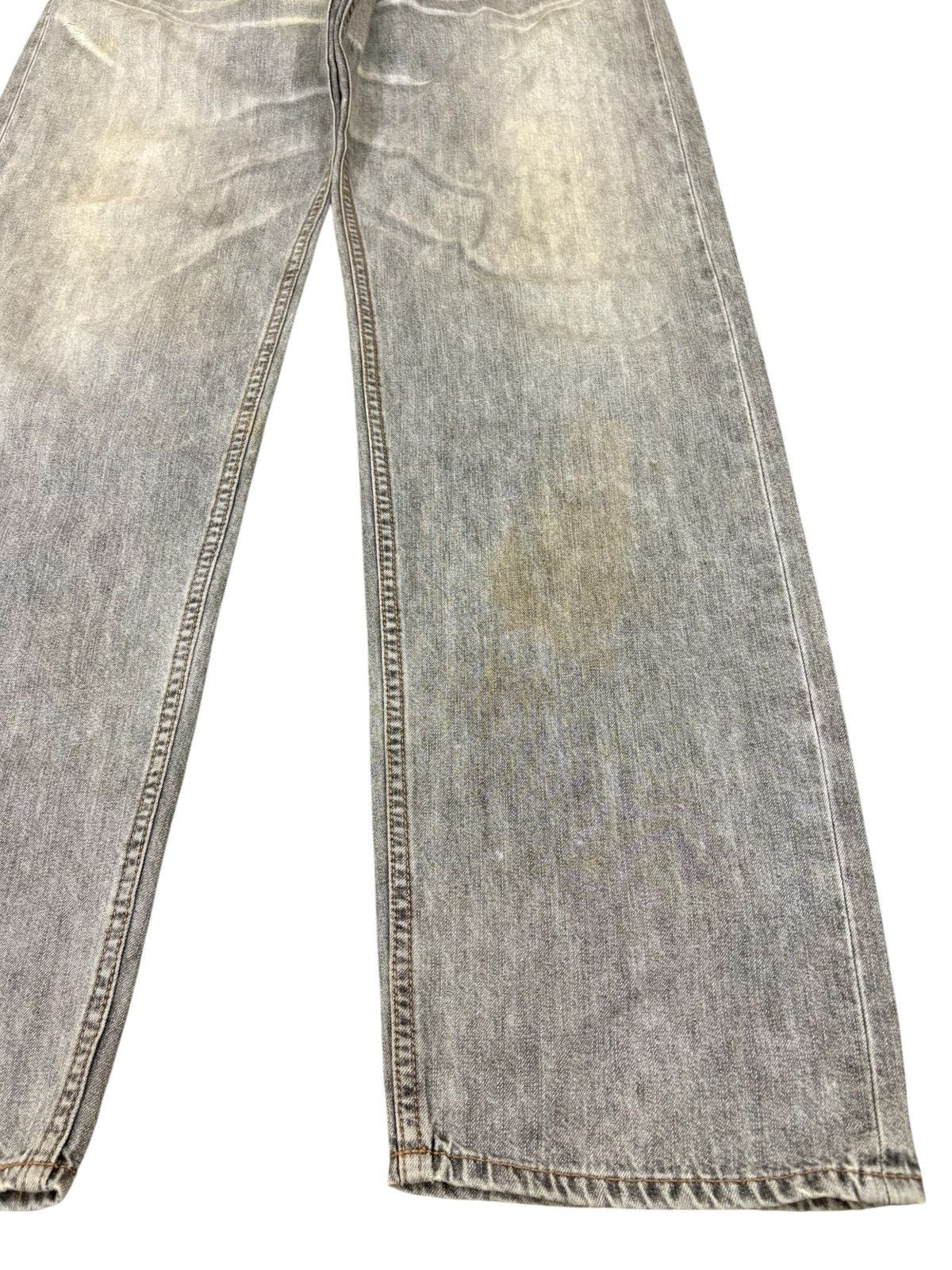Japanese Brand Vintage Japanese Deluxe Charcoal Wash Baggy Jeans Size US 37 - 6 Thumbnail