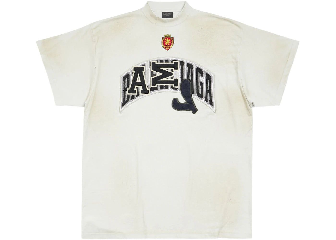Balenciaga Skater Overd T-shirt White Size US M / EU 48-50 / 2 - 1 Thumbnail