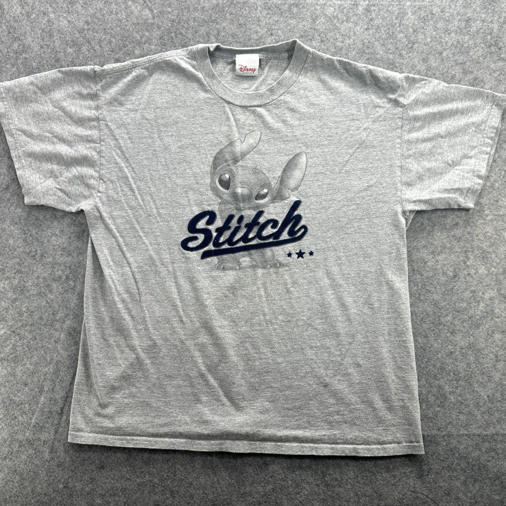 Disney Disney Stitch Shirt Mens Large Gray Graphic Tee Lilo & Stitch Movie Logo Size US L / EU 52-54 / 3 - 2 Thumbnail