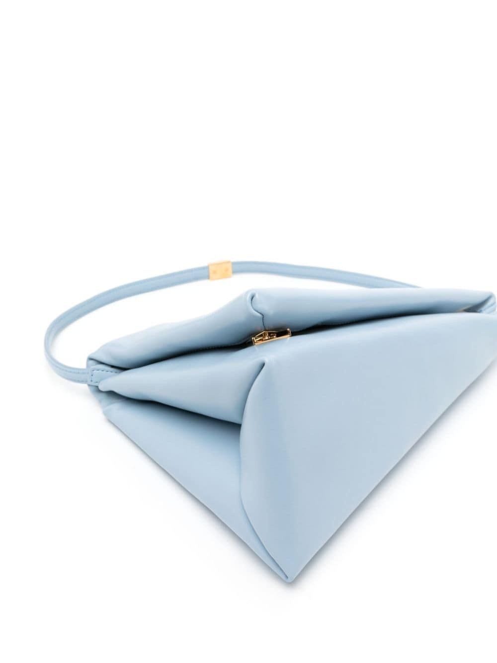 Marni o1f1d3z0525 Size: OS / Prisma Leather Triangle Bag in Blue Size ONE SIZE - 4 Thumbnail