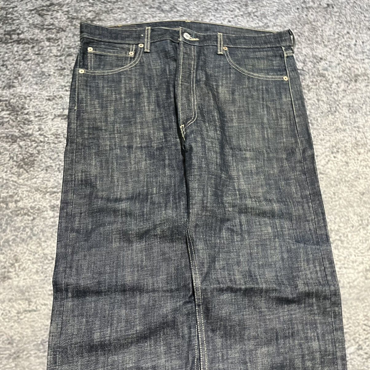 Vintage Vintage 2000s Levi's 501 Button Fly Navy Blue Jeans 36x32 Size US 36 / EU 52 - 5 Thumbnail