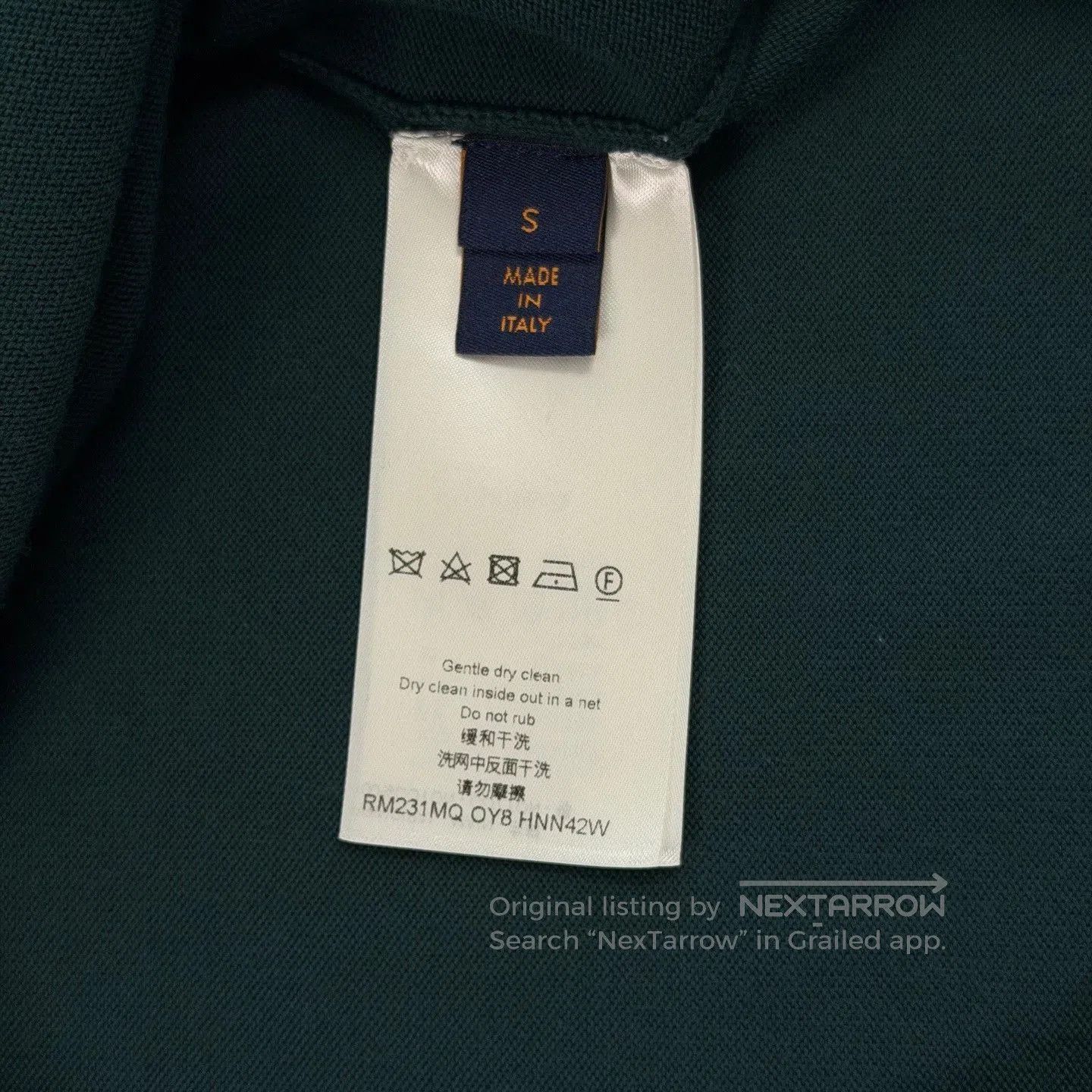 Louis Vuitton LV Pin Embroidery Logo Green T-shirt. Size US S / EU 44-46 / 1 - 4 Thumbnail