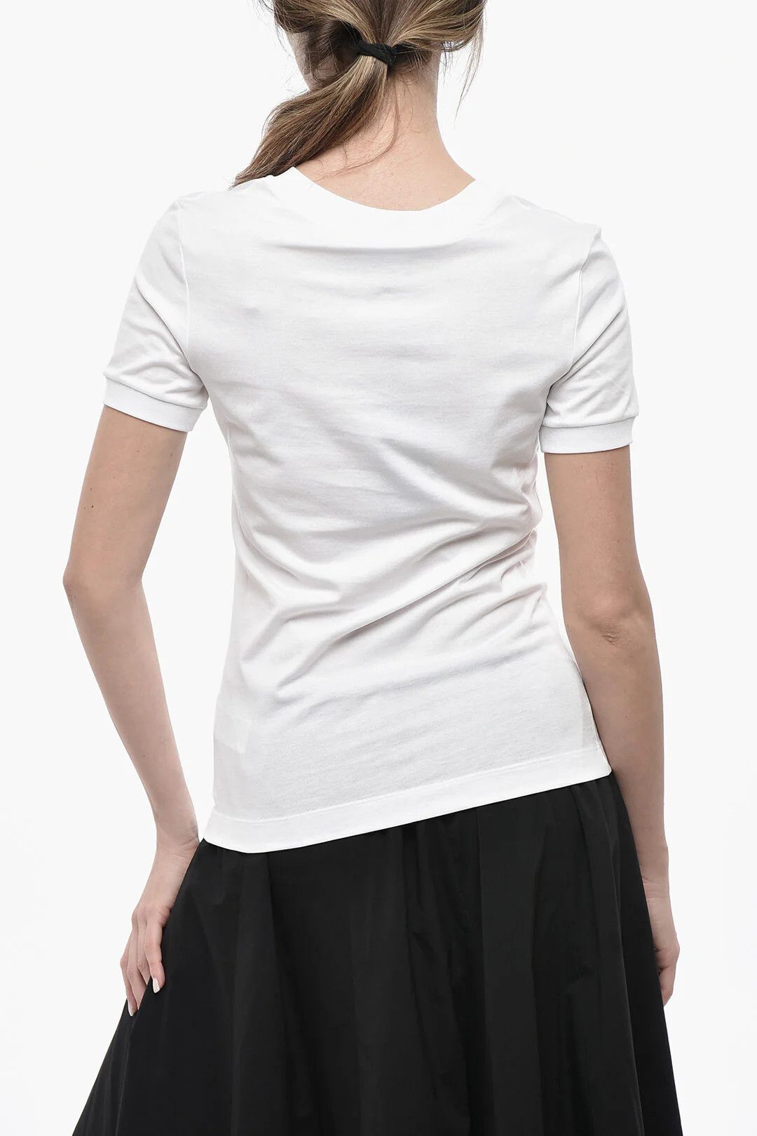 Dolce & Gabbana og1mm0426 Cotton Crew-Neck T-Shirt in White Size XS / US 0-2 / IT 36-38 - 2 Thumbnail