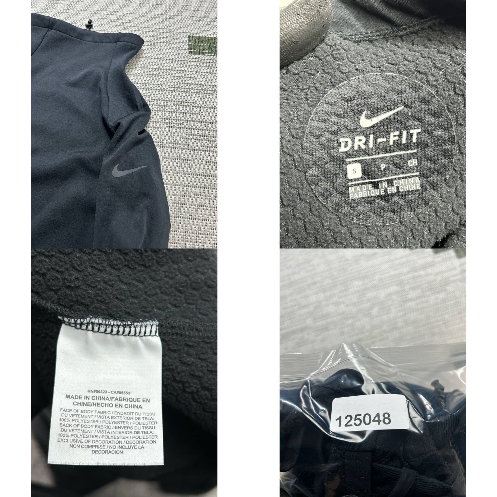 Nike Nike Dri-Fit Training Top Women Small Black Funnel Neck Pullover Activewear Size S / US 4 / IT 40 - 8 Thumbnail