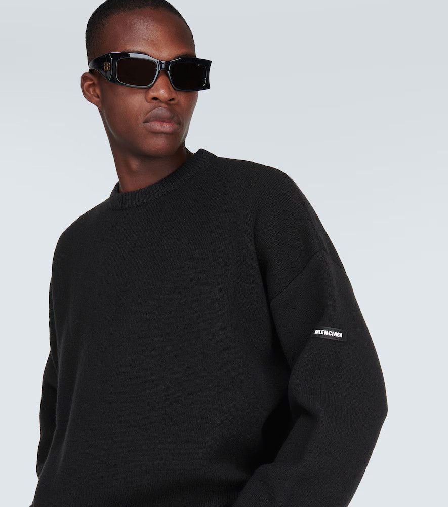 Balenciaga o1bcso1str0426 Sweater in Black Size US M / EU 48-50 / 2 - 4 Thumbnail