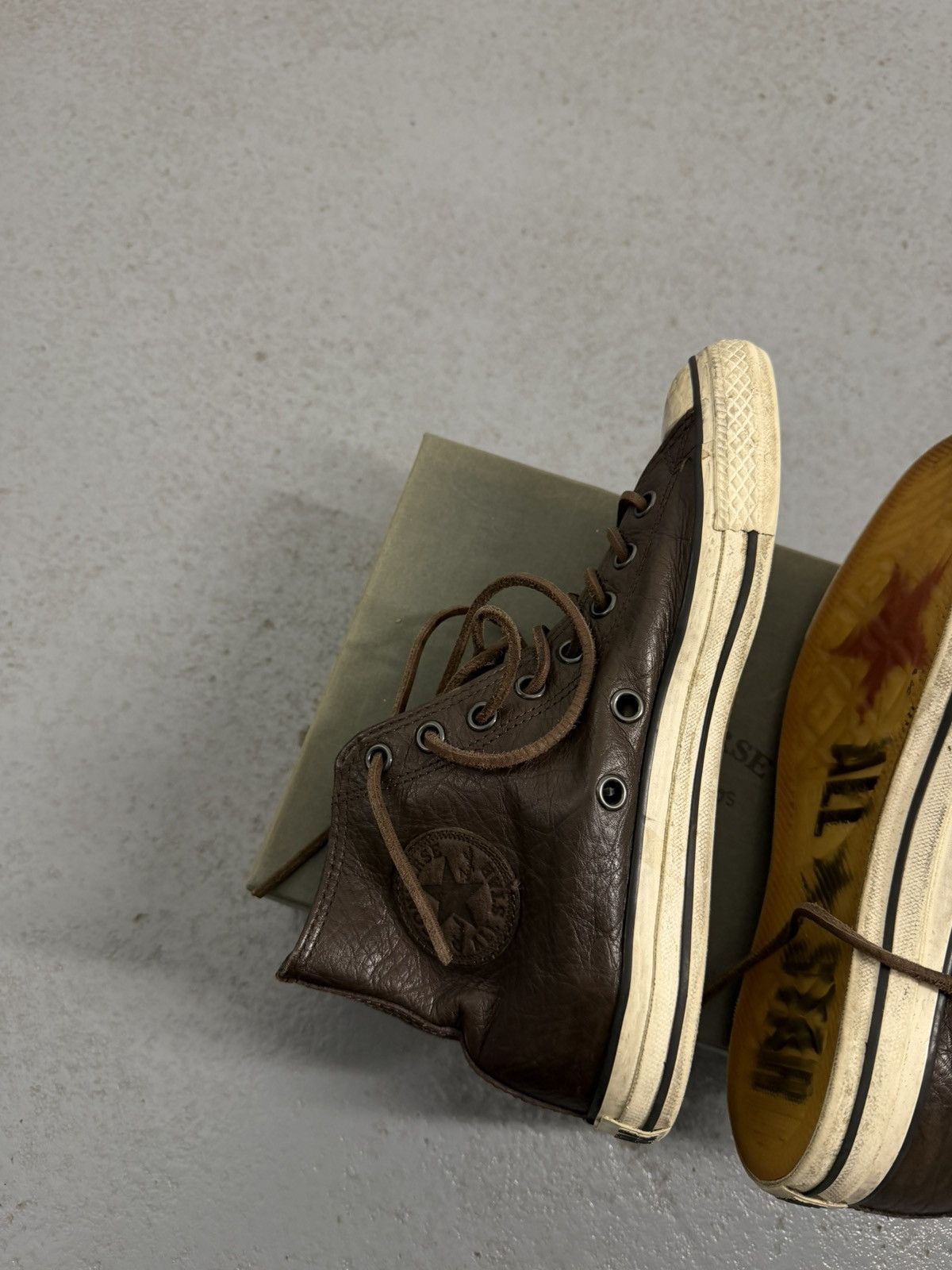Converse × John Varvatos John Varvatos x Converse Leather Laces Sneakers With Box Size US 8.5 / EU 41-42 - 9 Thumbnail