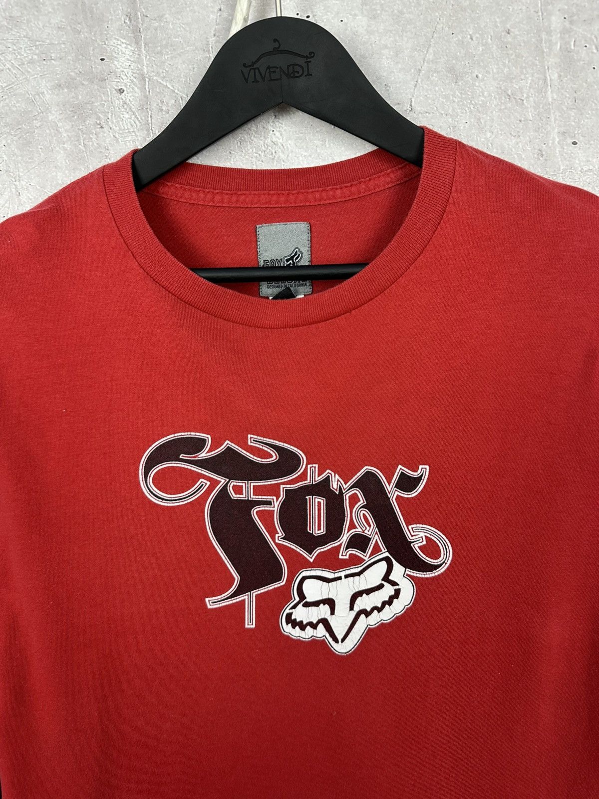 Fox Racing Y2K Vintage Fox Red Printed Long Sleeve Size US M / EU 48-50 / 2 - 3 Thumbnail