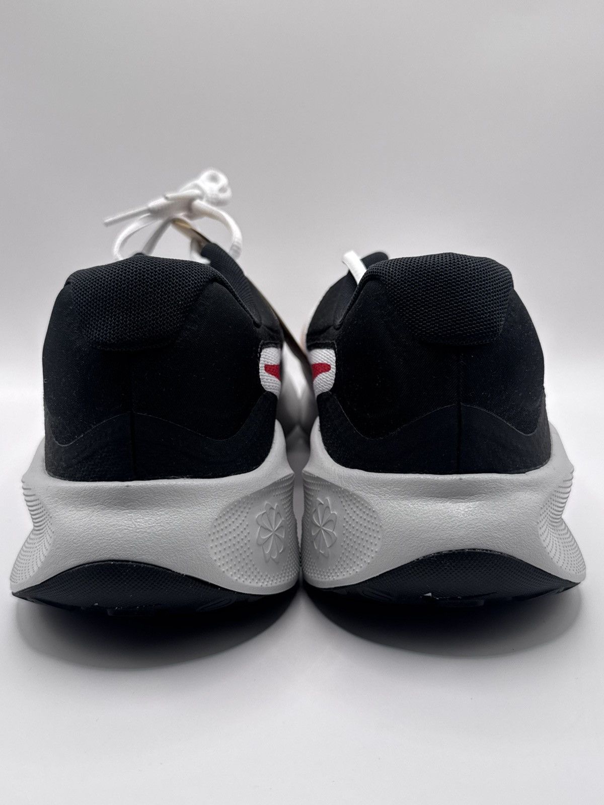 Nike Nike Revolution 7 White Fire Red Black FB2207-102 Mens 12 Size US 12 / EU 45 - 4 Thumbnail