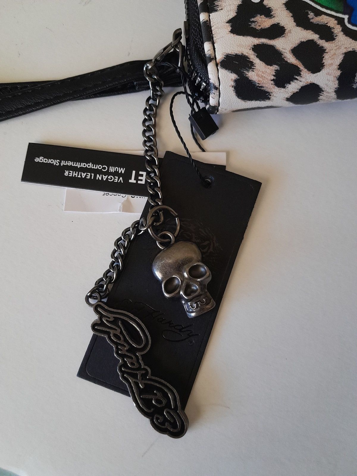 Ed Hardy Ed Hardy Y2K Leopard Eternal Love Tattoo Wristlet Zip Wallet Size ONE SIZE - 3 Thumbnail