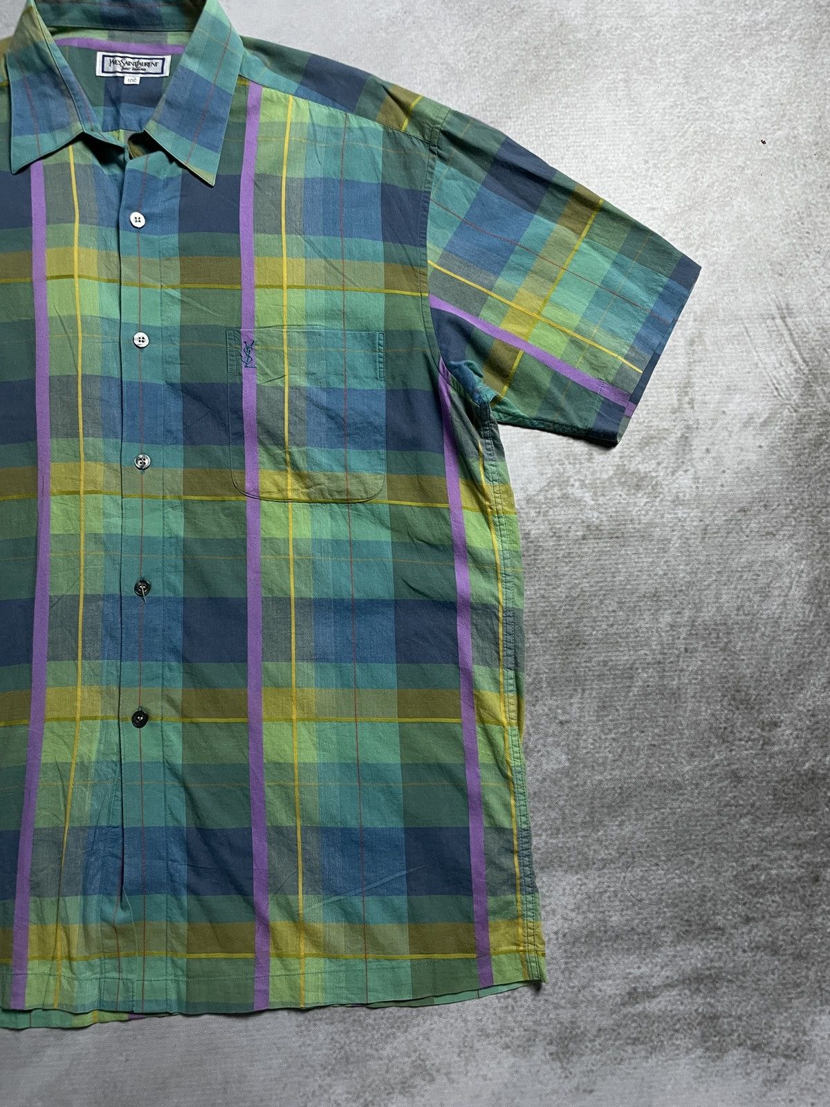 Yves Saint Laurent 1990’s Yves Saint Laurent - Pattern Shirt Size US L / EU 52-54 / 3 - 2 Thumbnail