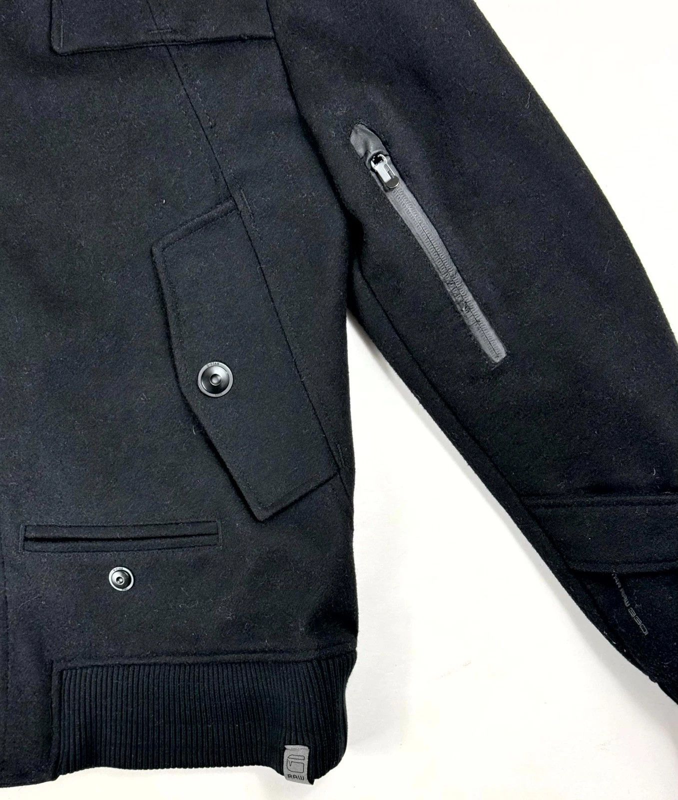 G-Star G-STAR Raw Wool Artner Weston Bomber Full Zip Jacket Size US L / EU 52-54 / 3 - 8 Thumbnail