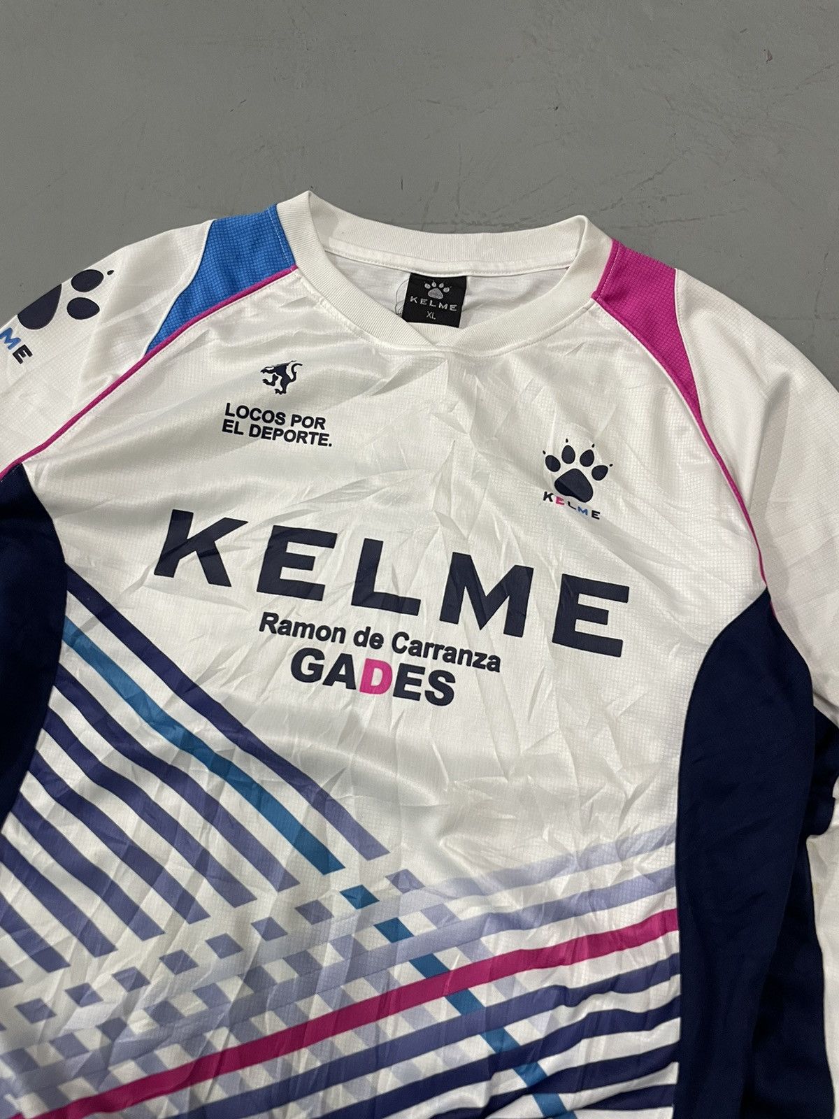 Japanese Brand Kelme Longsleeve Jerseys Size US XL / EU 56 / 4 - 2 Thumbnail
