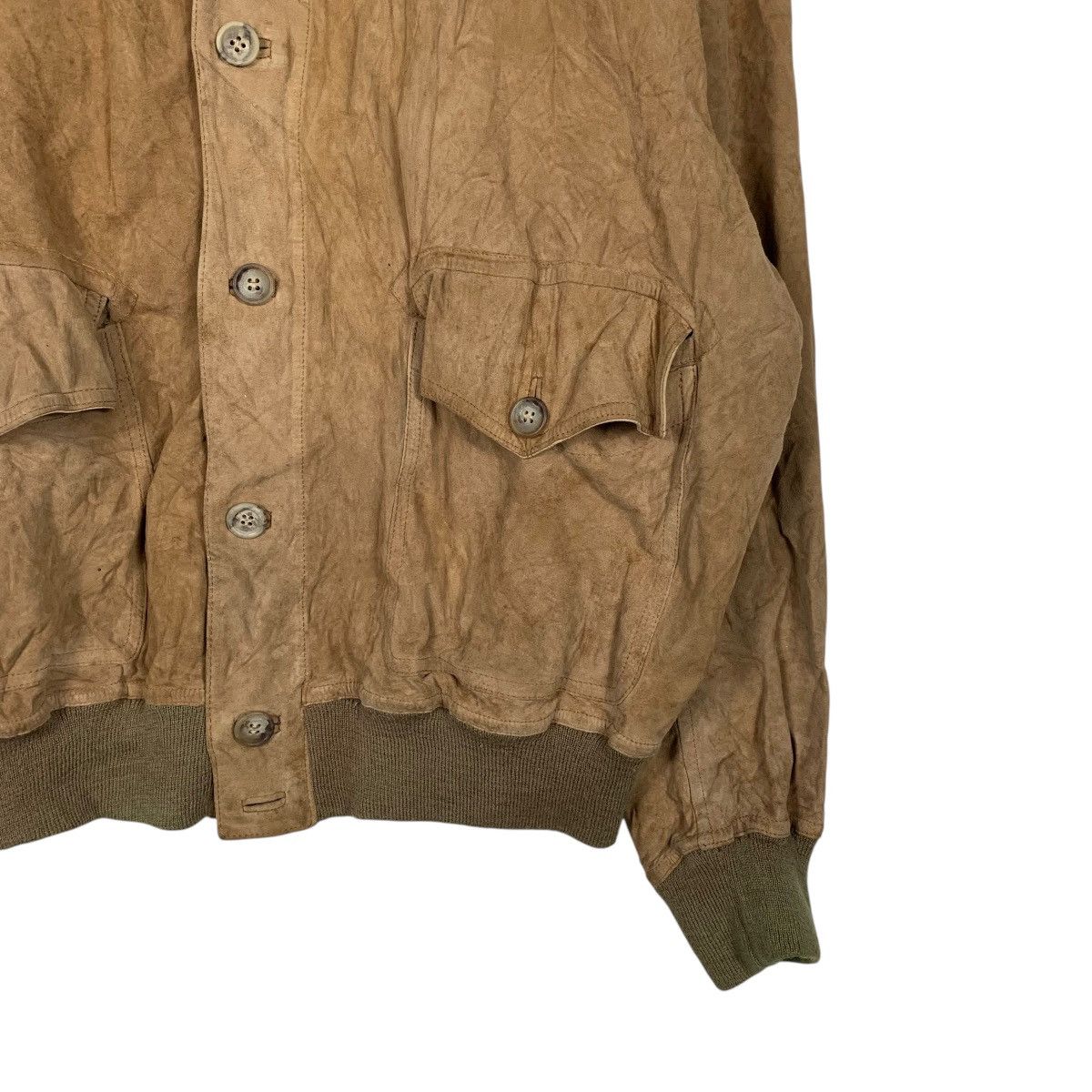 Vintage Vintage Italian Designer Remo Mercalli Suede Leather Jacket Size US M / EU 48-50 / 2 - 4 Thumbnail