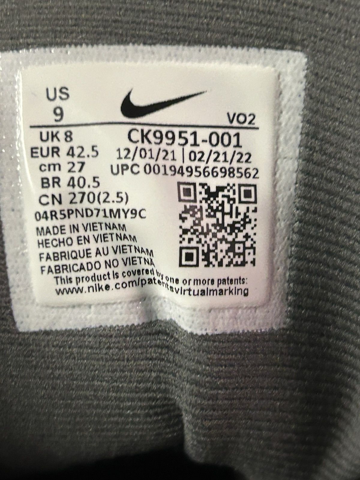Nike Nike React SFB Carbon Size US 9 / EU 42 - 7 Thumbnail