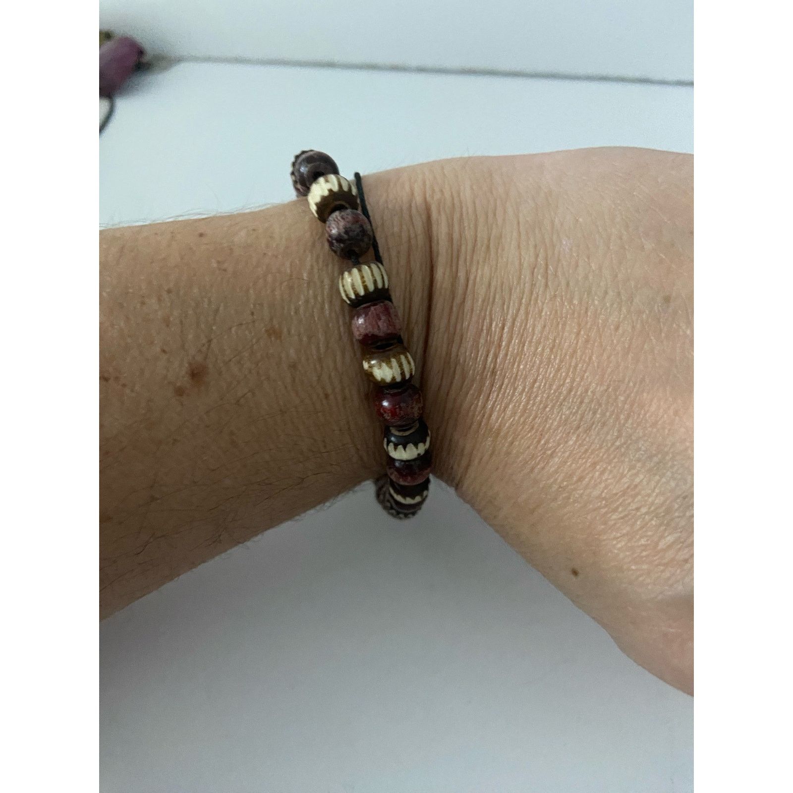 Handmade Handmade wooden bead bracelet Size ONE SIZE - 1 Thumbnail