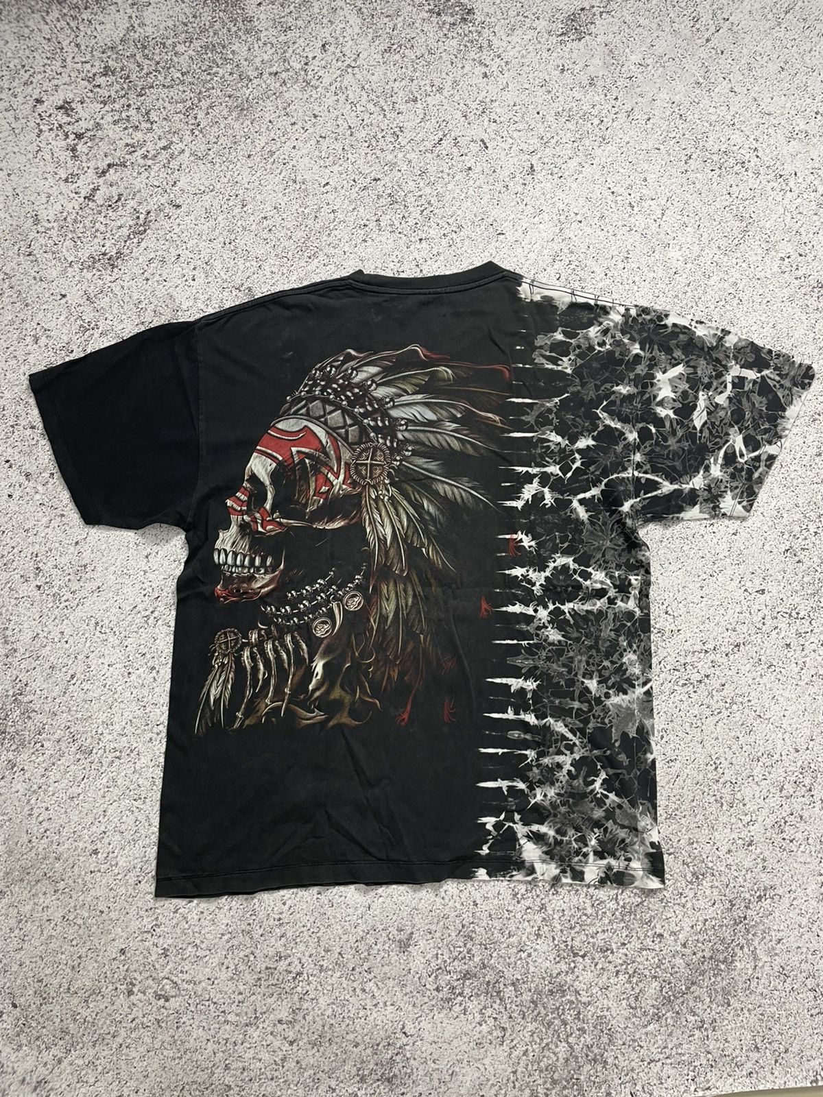 Band Tees Vintage Indian Apache Thrashed Tshirt Tee y2k style Size US XL / EU 56 / 4 - 3 Thumbnail
