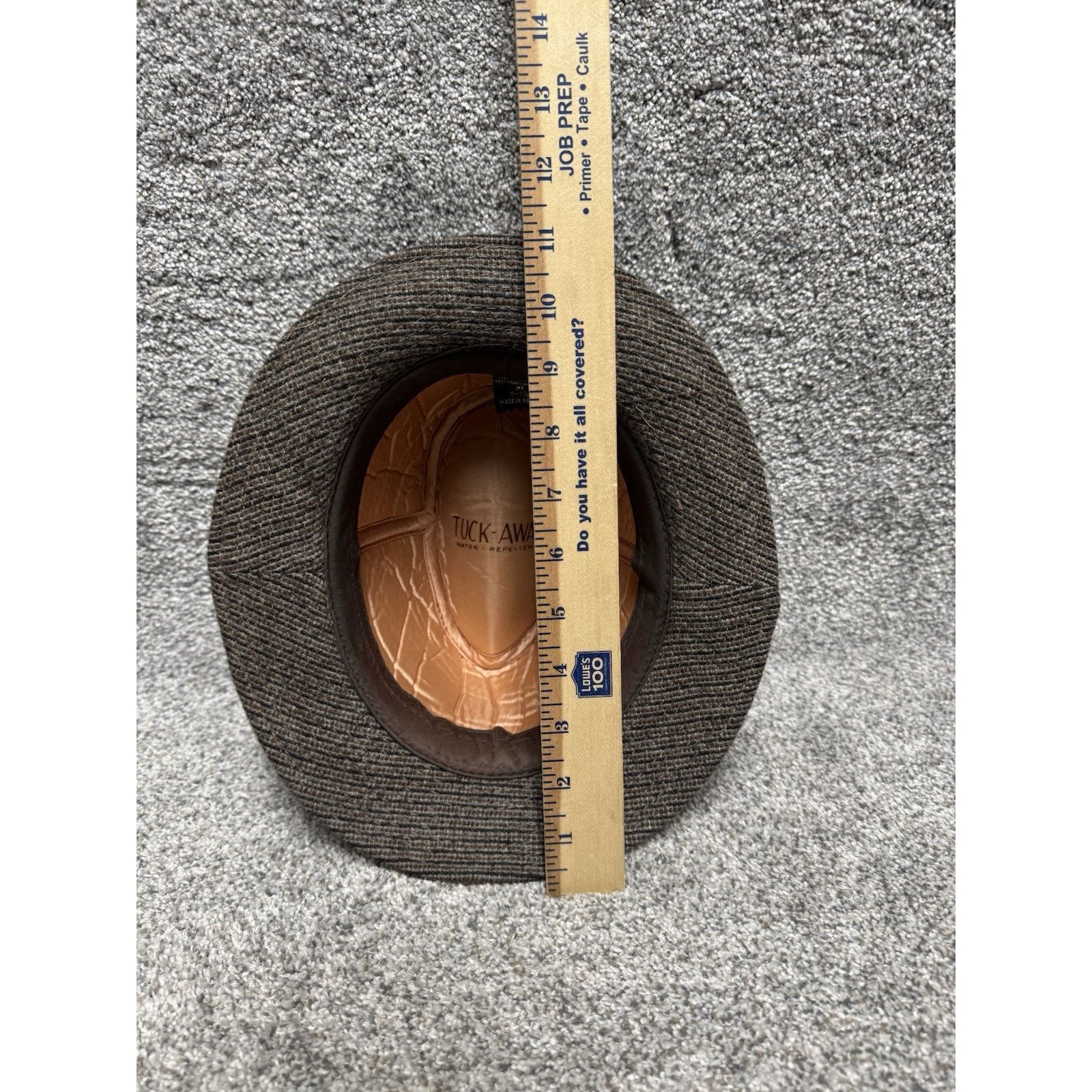Other Vintage 80s Fedora Hat Mens Medium 7-7.5 Dapper Old Money Size ONE SIZE - 9 Thumbnail