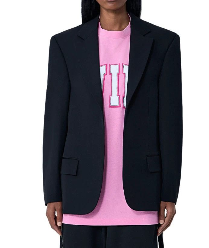 New Balance BALENCIAGA Black Single Breasted Jacket New & Authentic Size XS / US 0-2 / IT 36-38 - 1 Thumbnail