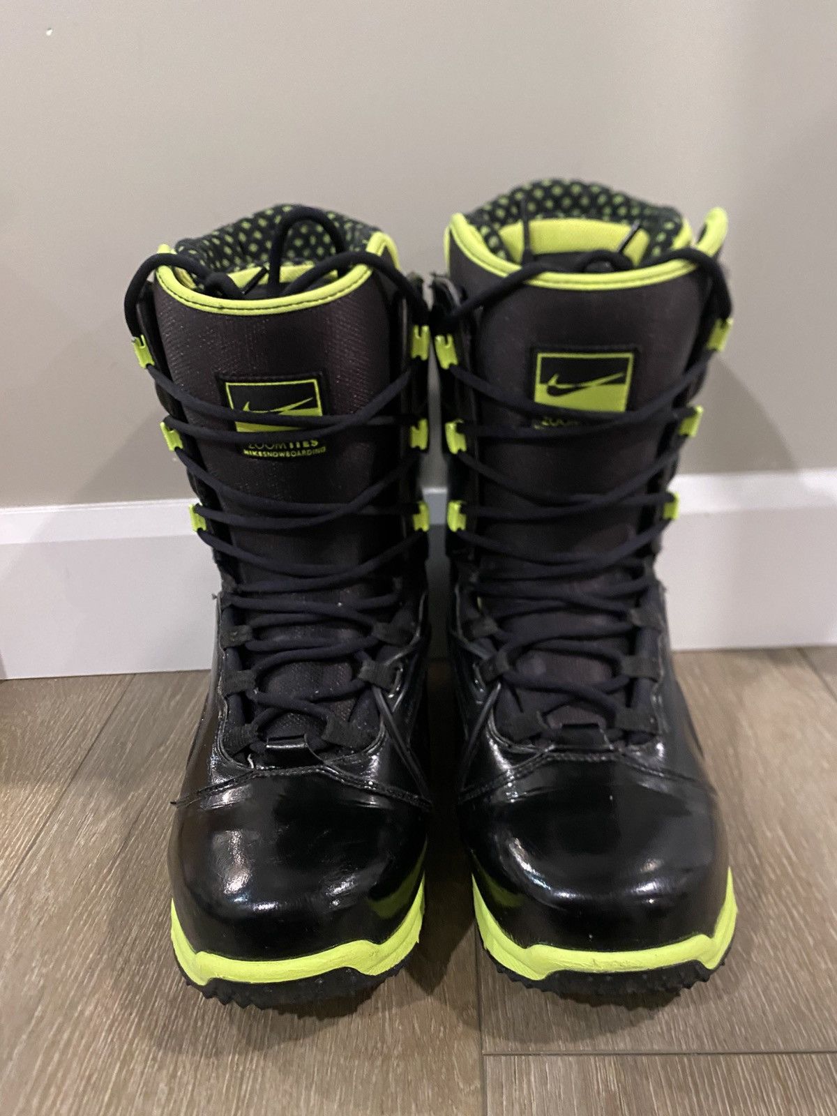 Nike Nike Zoom Ites Snowboard Boots Black & Green size 8.5 Size US 8.5 / EU 41-42 - 5 Thumbnail