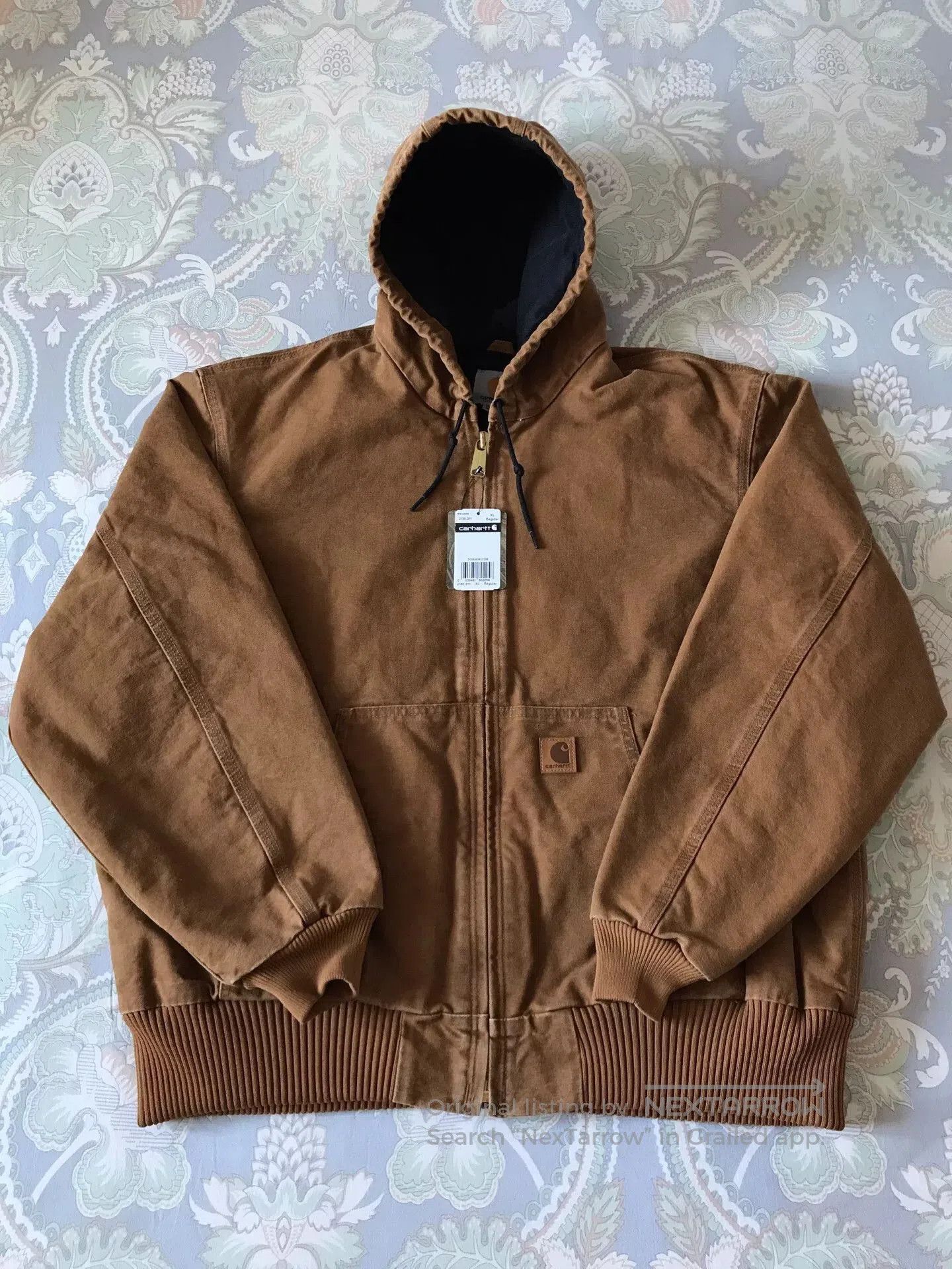 Carhartt Carhartt J130 Brown XL Washed Canvas Jacket. Size US XL / EU 56 / 4 - 1 Thumbnail