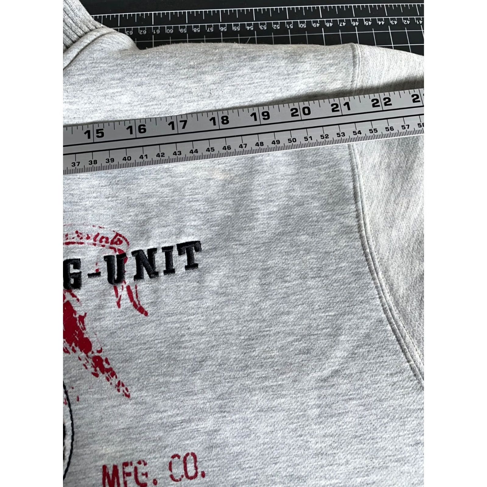 Vintage G-Unit Sweatshirt Full Zip Mens XL Gray Vintage 90s Hip Hop Retro Heavyweight Pockets Graphic Print Sweatshirt Size US XL / EU 56 / 4 - 7 Thumbnail