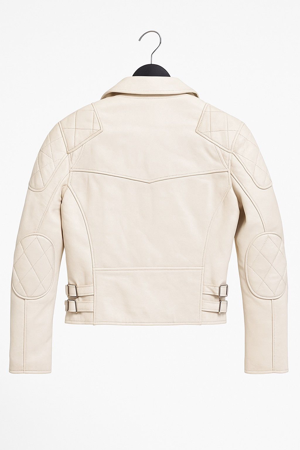 Genuine Leather Vintage Triple Six UK White Leather Biker Jacket - Size 32 Size US XS / EU 42 / 0 - 2 Thumbnail