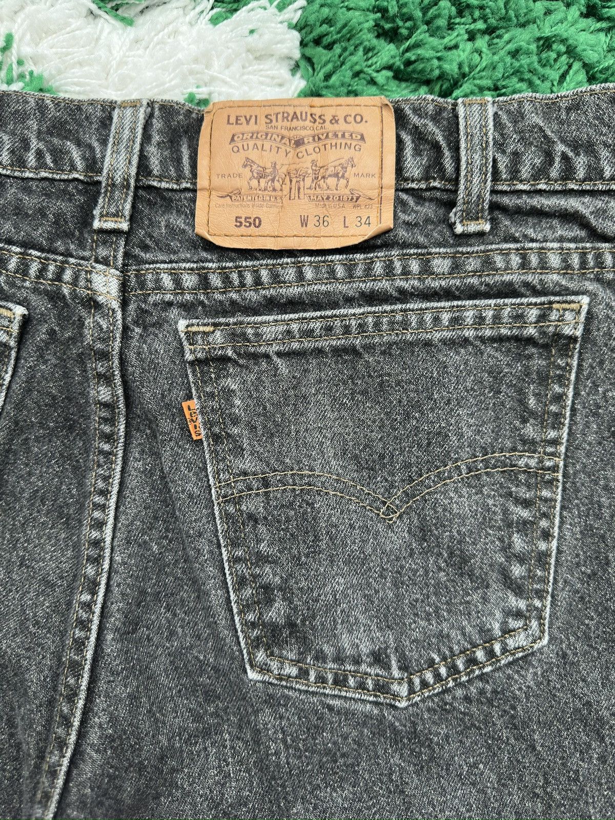 Levi's Vintage Levi's 550 Orange Tab 1993 Size US 34 / EU 50 - 5 Thumbnail