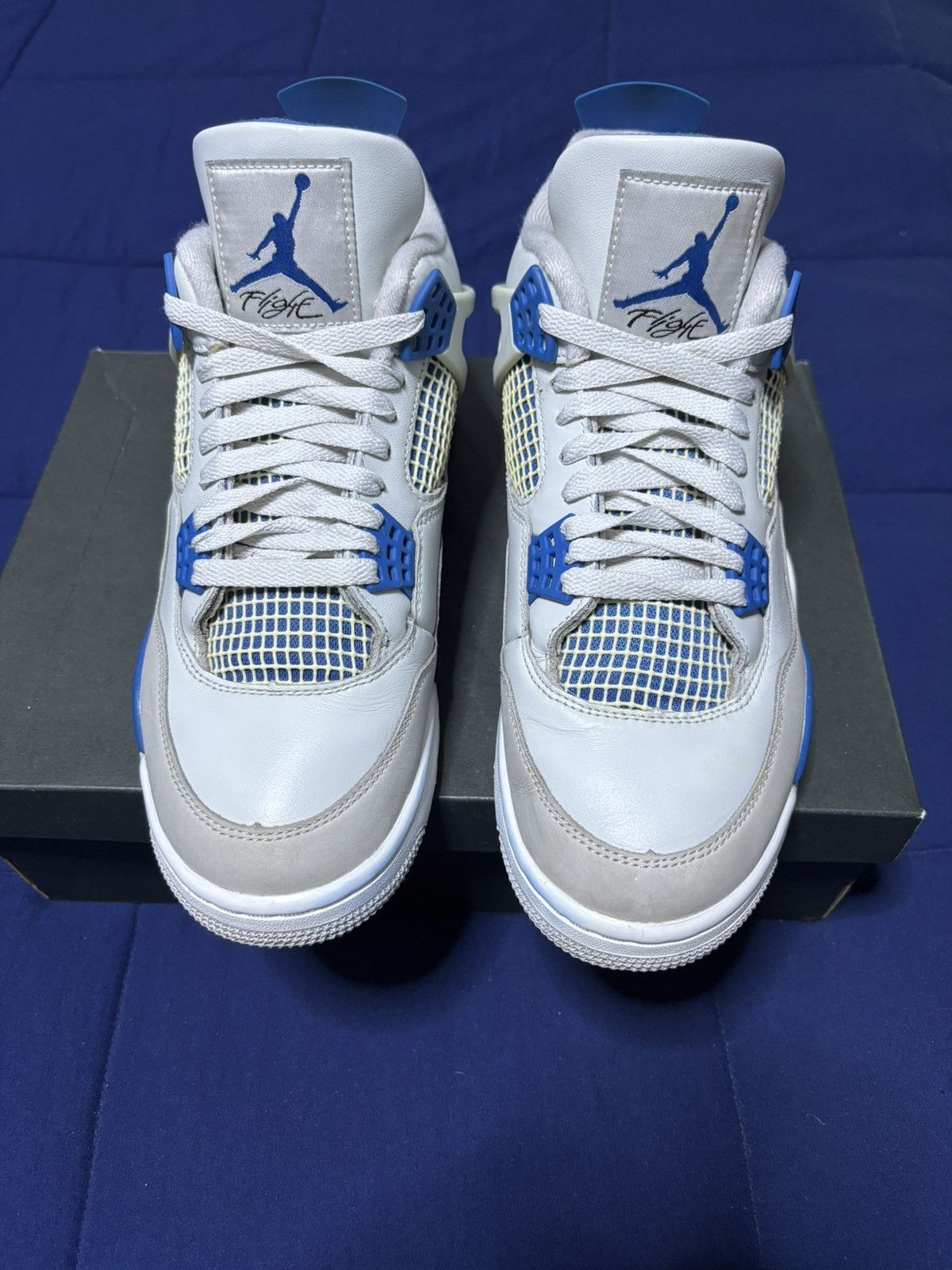 Jordan Brand Jordan 4 Retro Military Blue 2024 Size 10 Size US 10 / EU 43 - 1 Thumbnail
