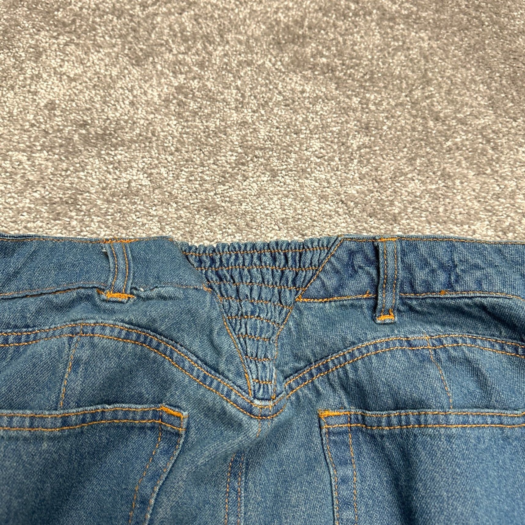Vintage WOMAN WITHIN Plus Size 18 Bootcut Jeans Medium Wash Blue Cotton Casual 5-Pocket Women Size 40" / US 18 - 4 Thumbnail