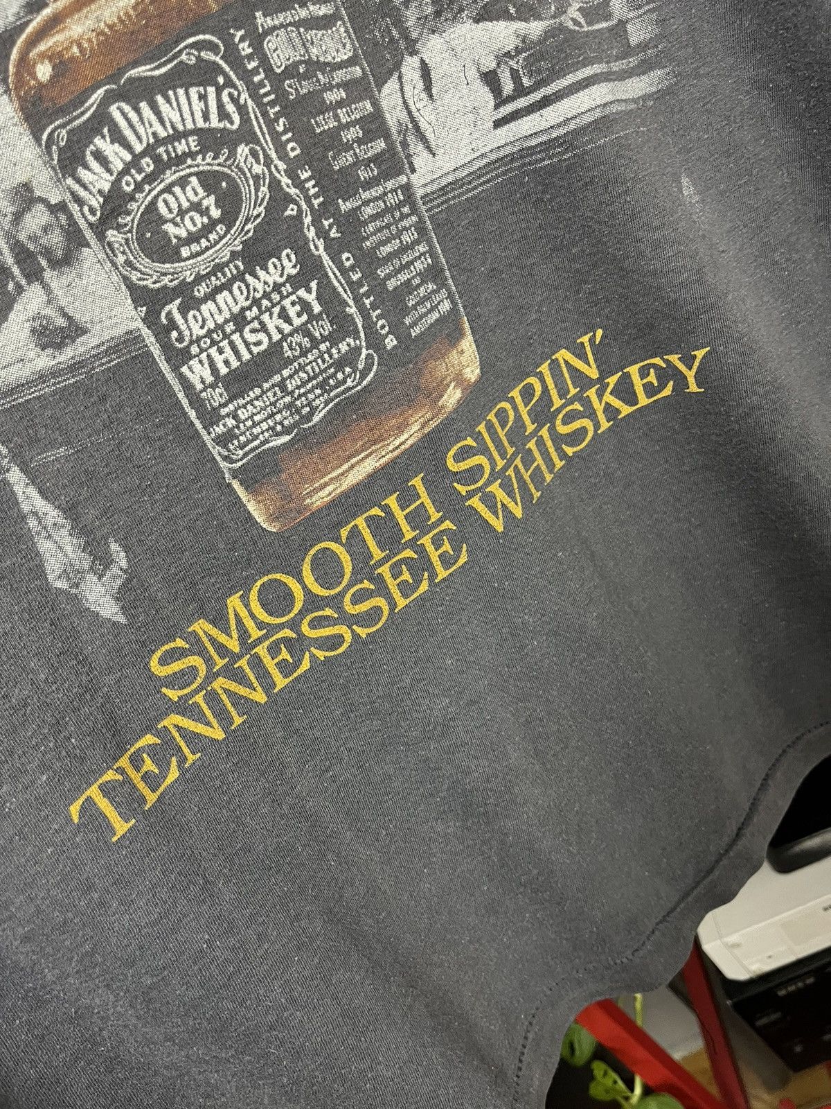 Vintage Vintage 80s Jack Daniel’s worn to perfection sun faded tee Size US XL / EU 56 / 4 - 8 Thumbnail