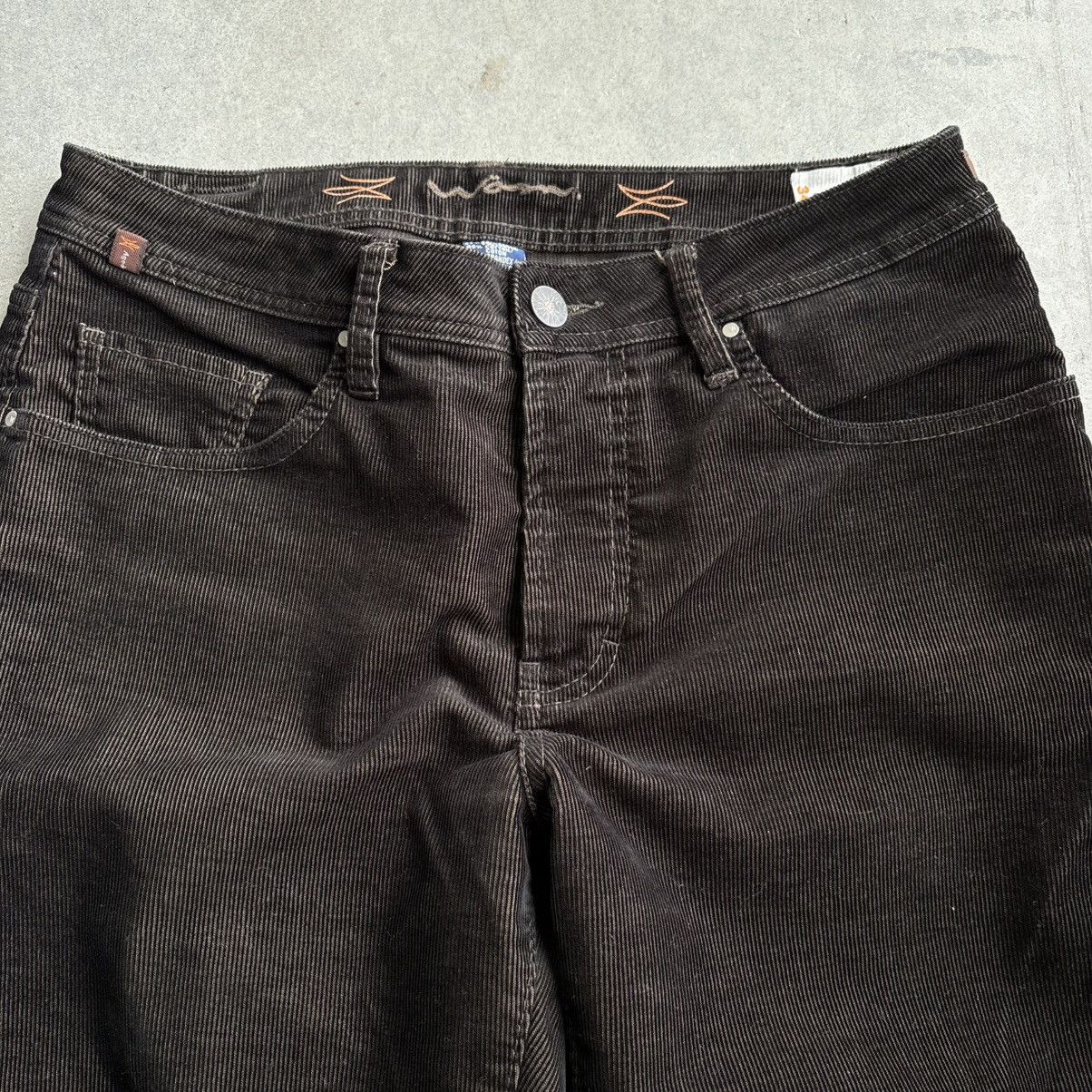 Seven 7 Vintage Brown Corduroy Dark Wash Denim Jeans 34x32 Straight Size US 34 / EU 50 - 5 Thumbnail