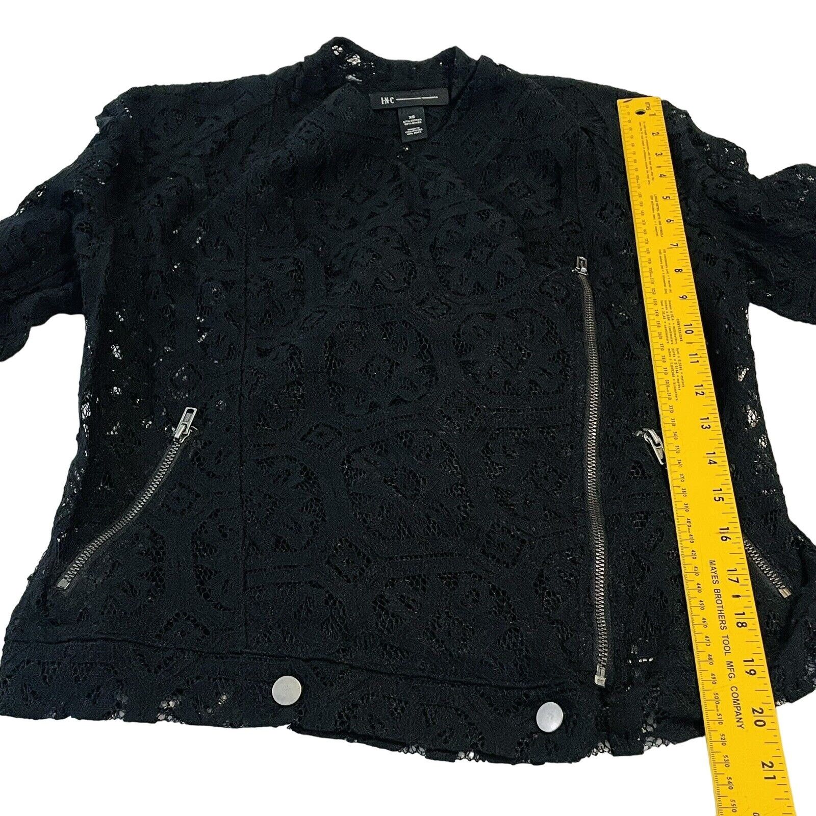 Other INC International Concepts Women's Deep Black Lace Jacket Size XS / US 0-2 / IT 36-38 - 11 Thumbnail