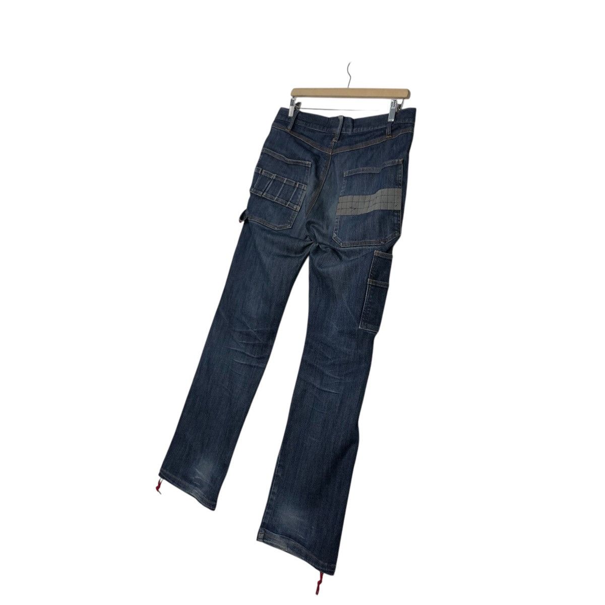 Japanese Brand 📌Rich Blue Vintage Denim Biker Pants Resque Squad Size 34" / US 12 / IT 48 - 13 Thumbnail