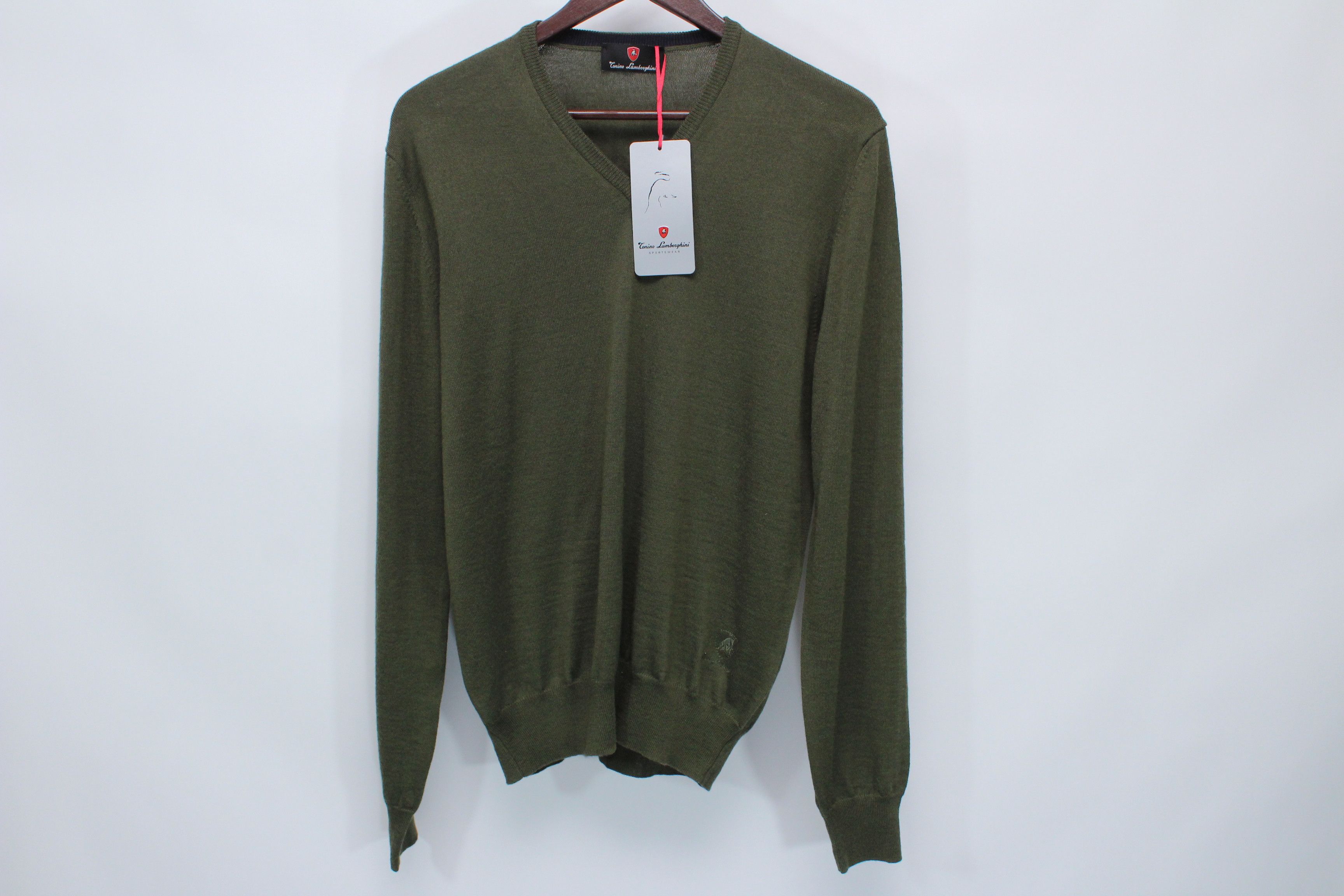 Tonino Lamborghini Tonino Lamborghini Merino Wool Sweater Size 52/L NEW Size US L / EU 52-54 / 3 - 1 Thumbnail