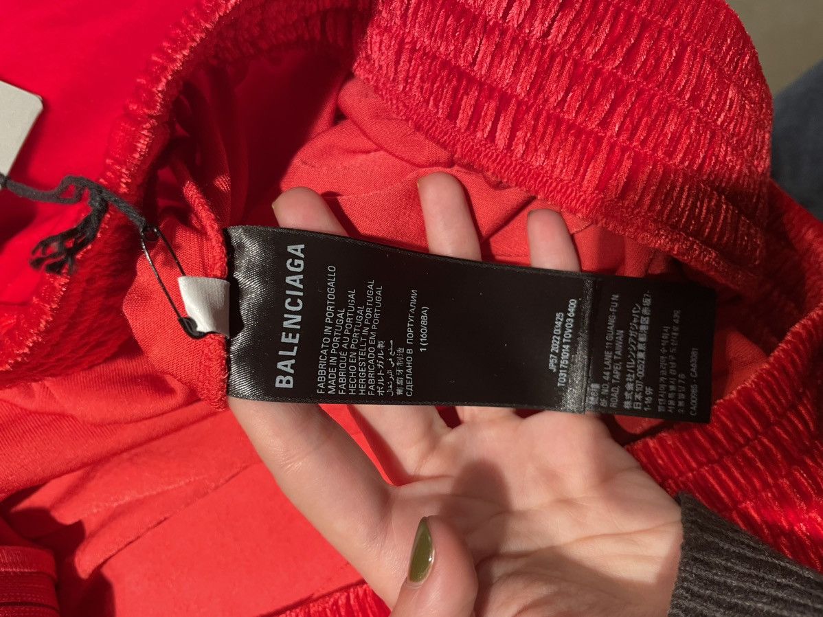 Balenciaga Velour zip-up hoodie Size S / US 4 / IT 40 - 6 Thumbnail