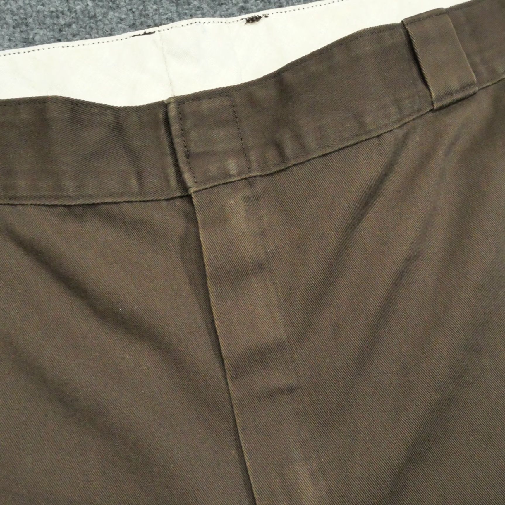 Dickies VINTAGE Dickies Pants Mens 44x30 Brown Chino Straight Workwear 42x30 80s Kitchen? Size US 42 / EU 58 - 4 Thumbnail