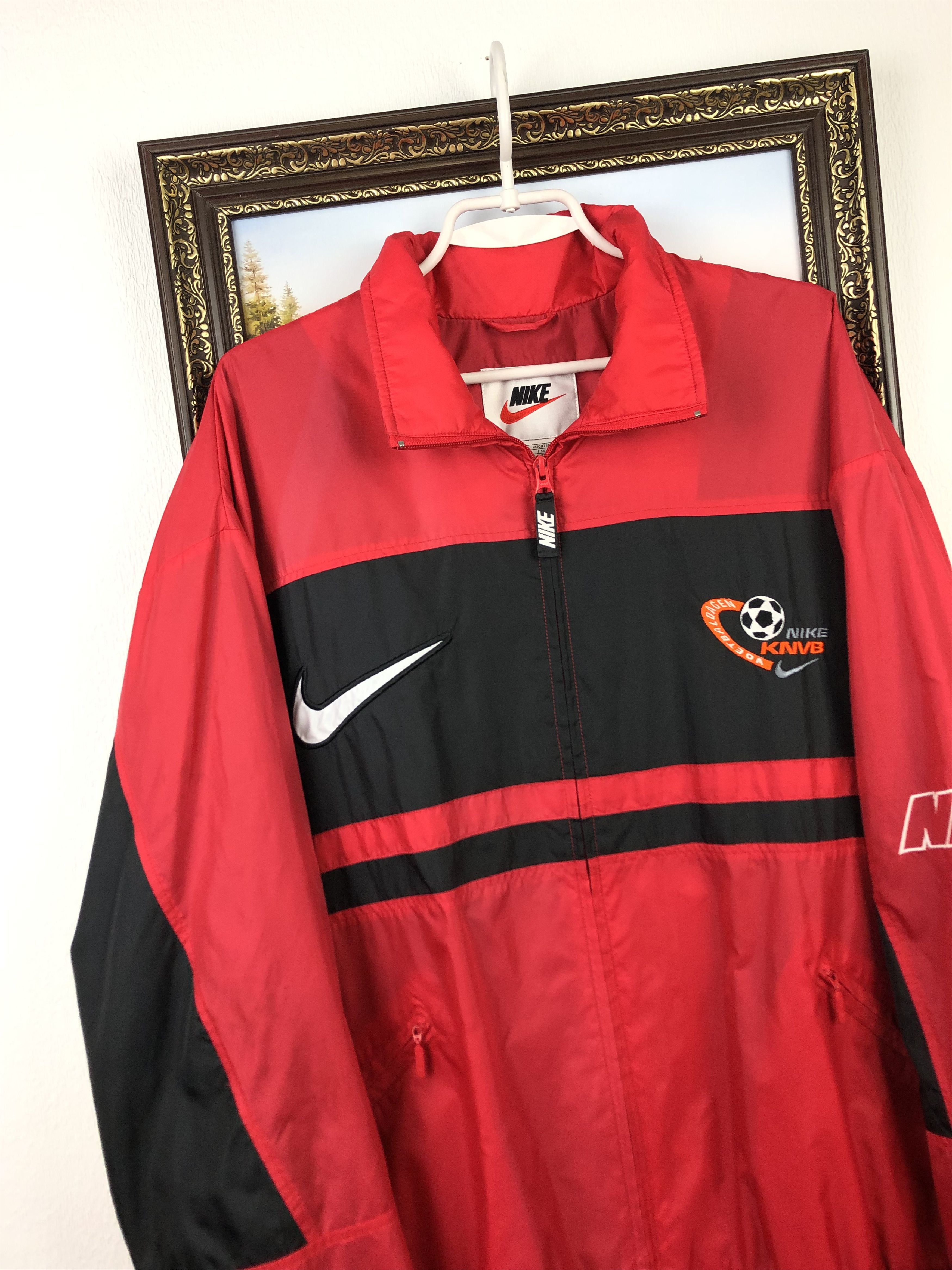 Nike Vintage Nike Netherlands Holland Jacket Soccer Windbreaker Size US L / EU 52-54 / 3 - 3 Thumbnail