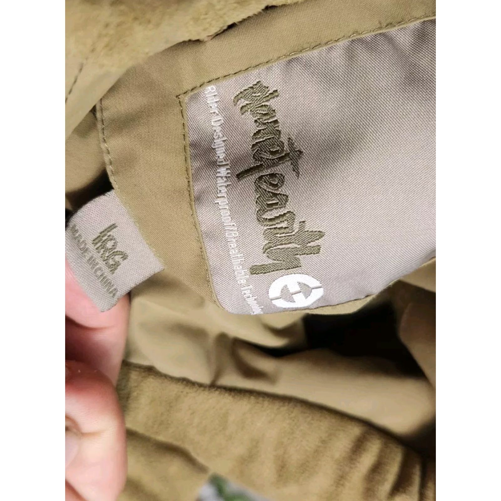 Vintage Planet Earth Snowboard Ski Jacket Green Womens L Hooded Waterproof Vented Softshell Zipper Winter Regular Size Size 36" / US 14 / IT 50 - 5 Thumbnail