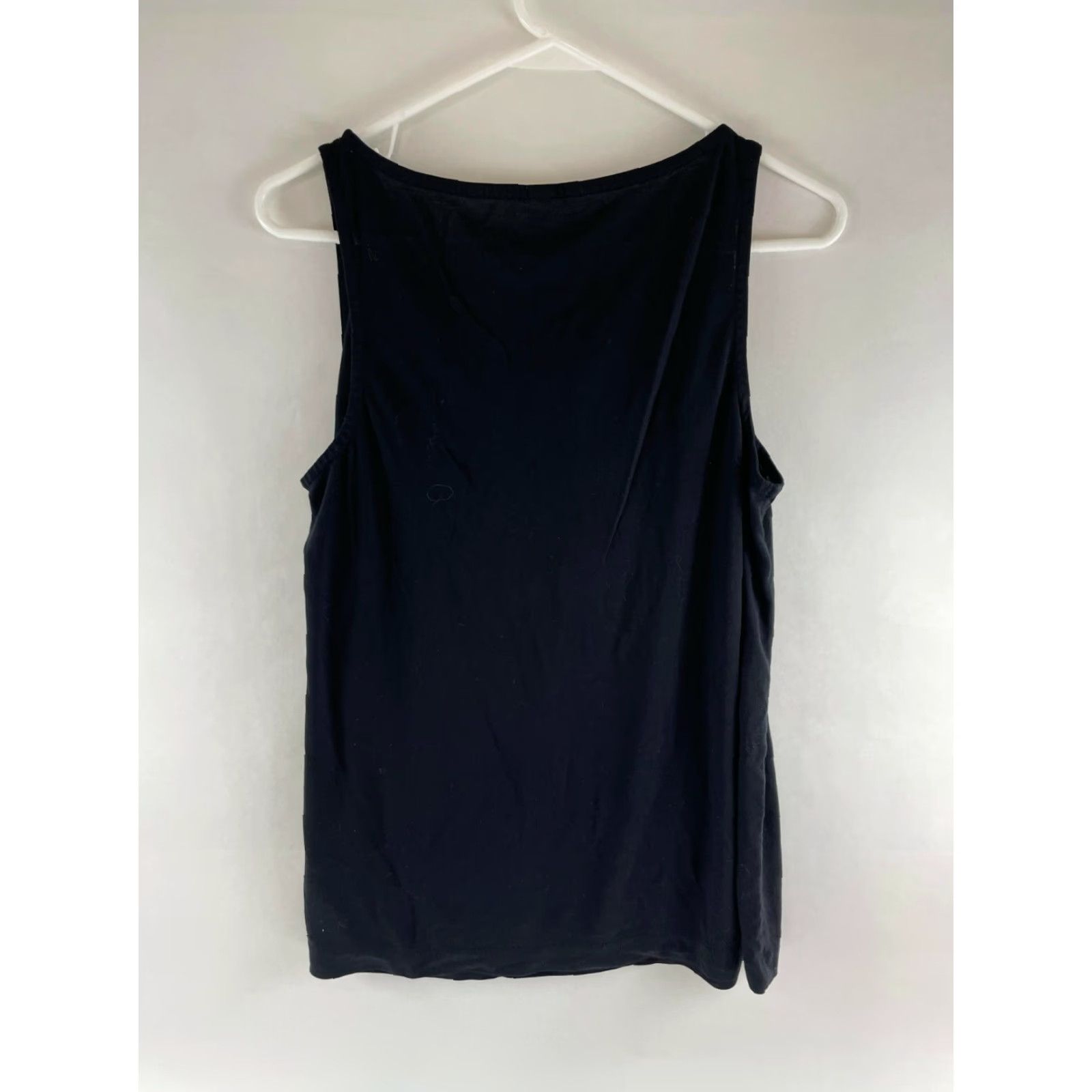 J.Crew **J.CREW Women's Size Medium Black Pleated Silk Blend Tank** User: J.CREW Women's Size Medium Black Pleated Silk Blend Tank Size M / US 6-8 / IT 42-44 - 2 Thumbnail