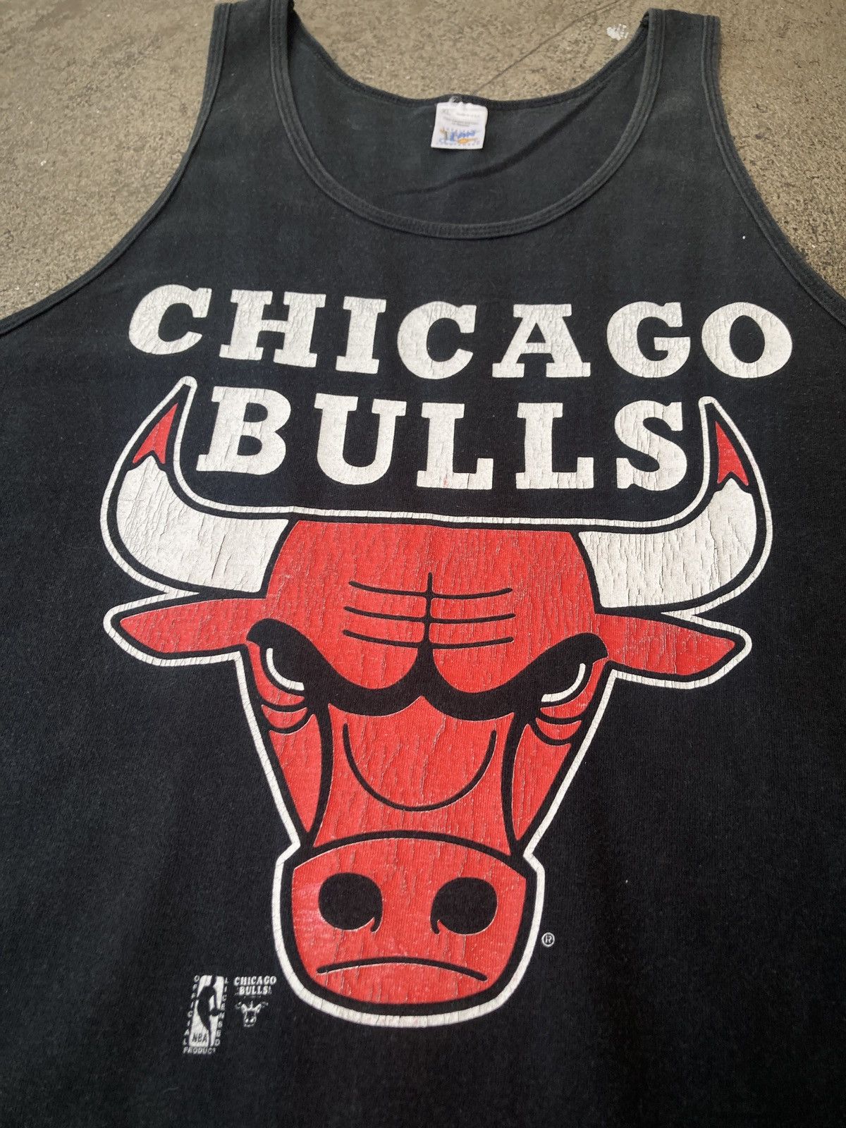 NBA × Vintage Vintage 90s Chicago Bulls Tank Top Size US XL / EU 56 / 4 - 4 Thumbnail