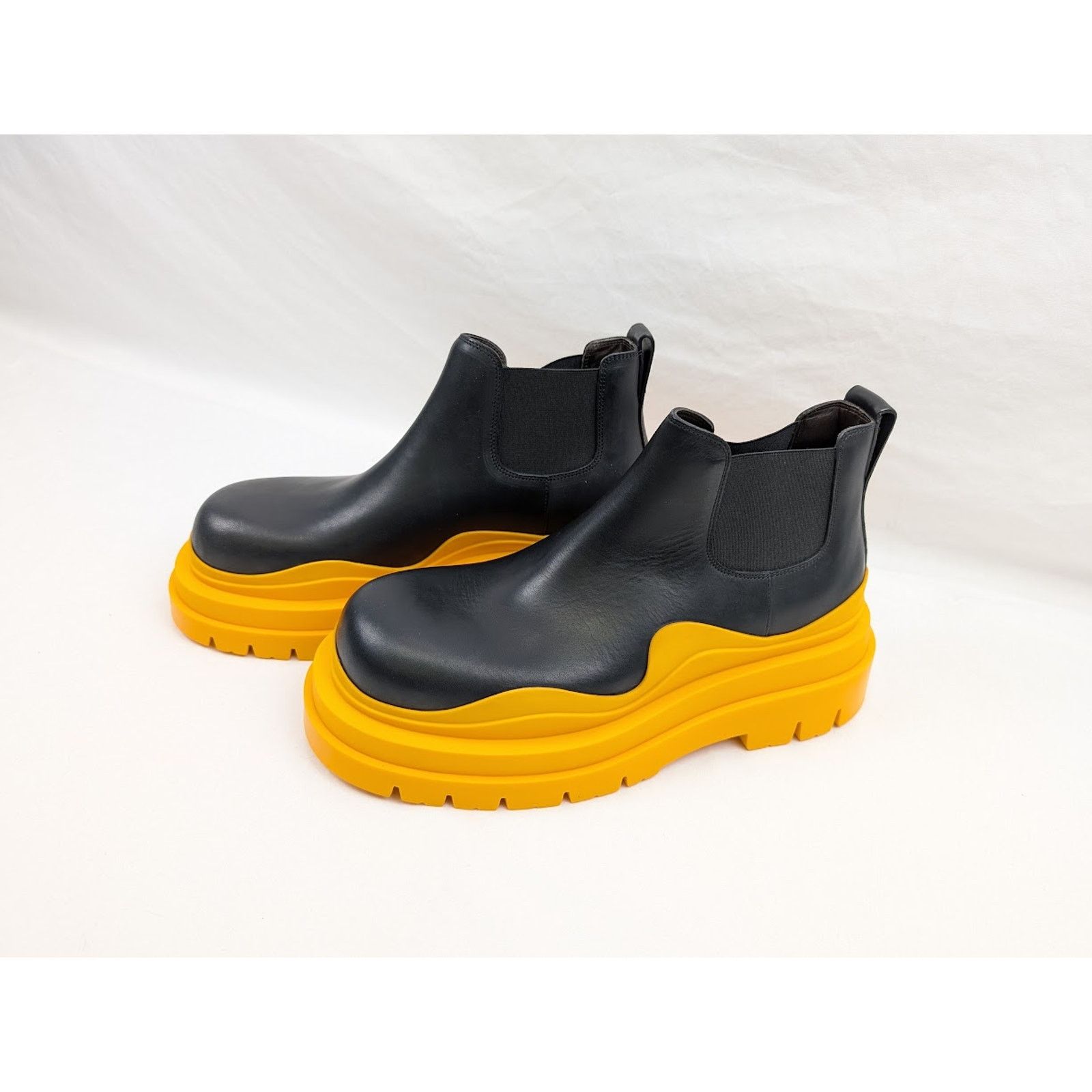 Bottega Veneta o1rshd1 Military Calf Tire Boots in Black Size US 12.5 / EU 45-46 - 20 Thumbnail